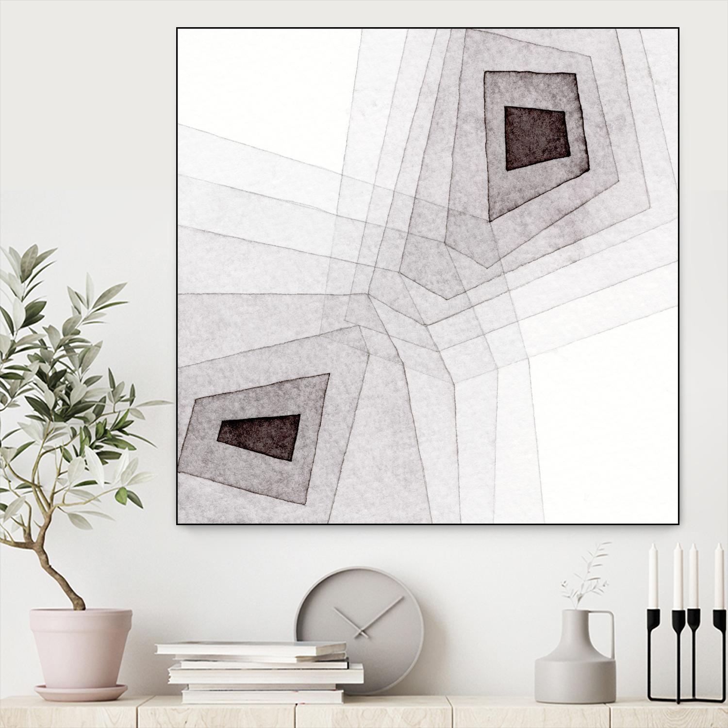 Meld III by Nikki Galapon on GIANT ART - white contemporary