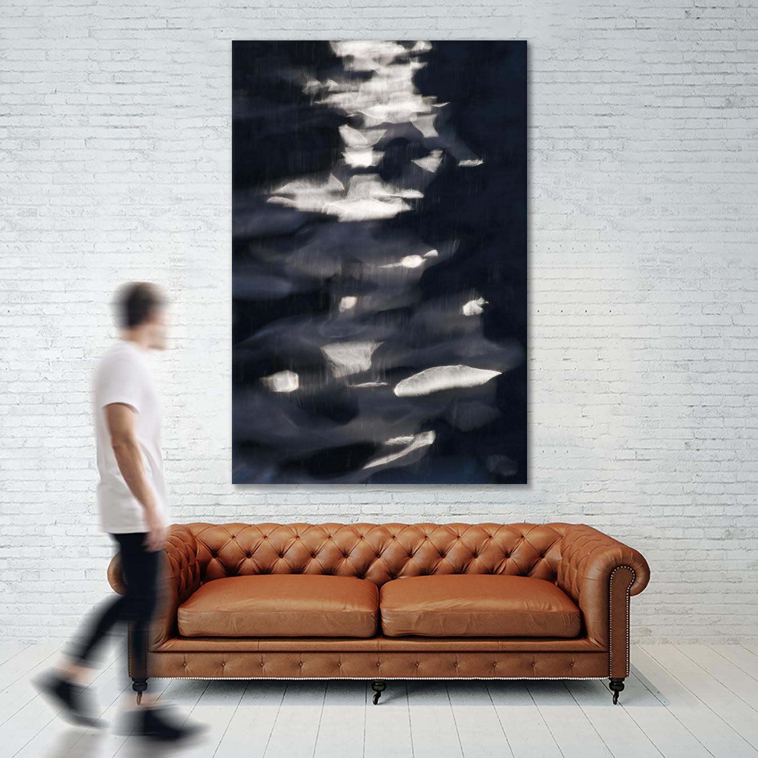 Black Water I by Norm Stelfox on GIANT ART - white abstract