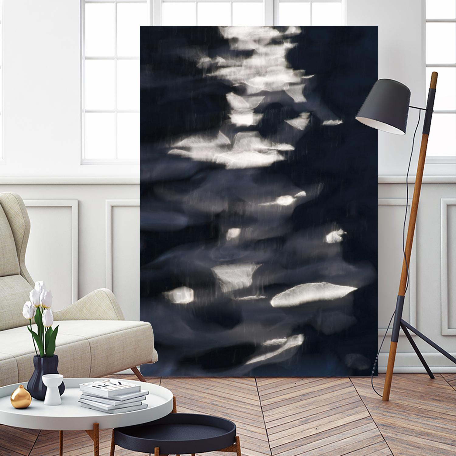 Black Water I by Norm Stelfox on GIANT ART - white abstract