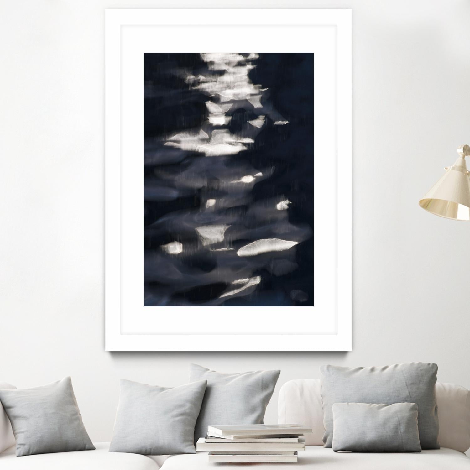 Black Water I by Norm Stelfox on GIANT ART - white abstract