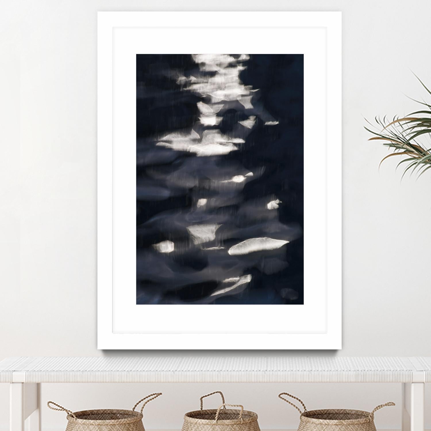 Black Water I by Norm Stelfox on GIANT ART - white abstract