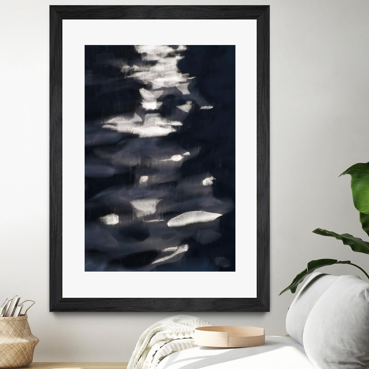 Black Water I by Norm Stelfox on GIANT ART - white abstract