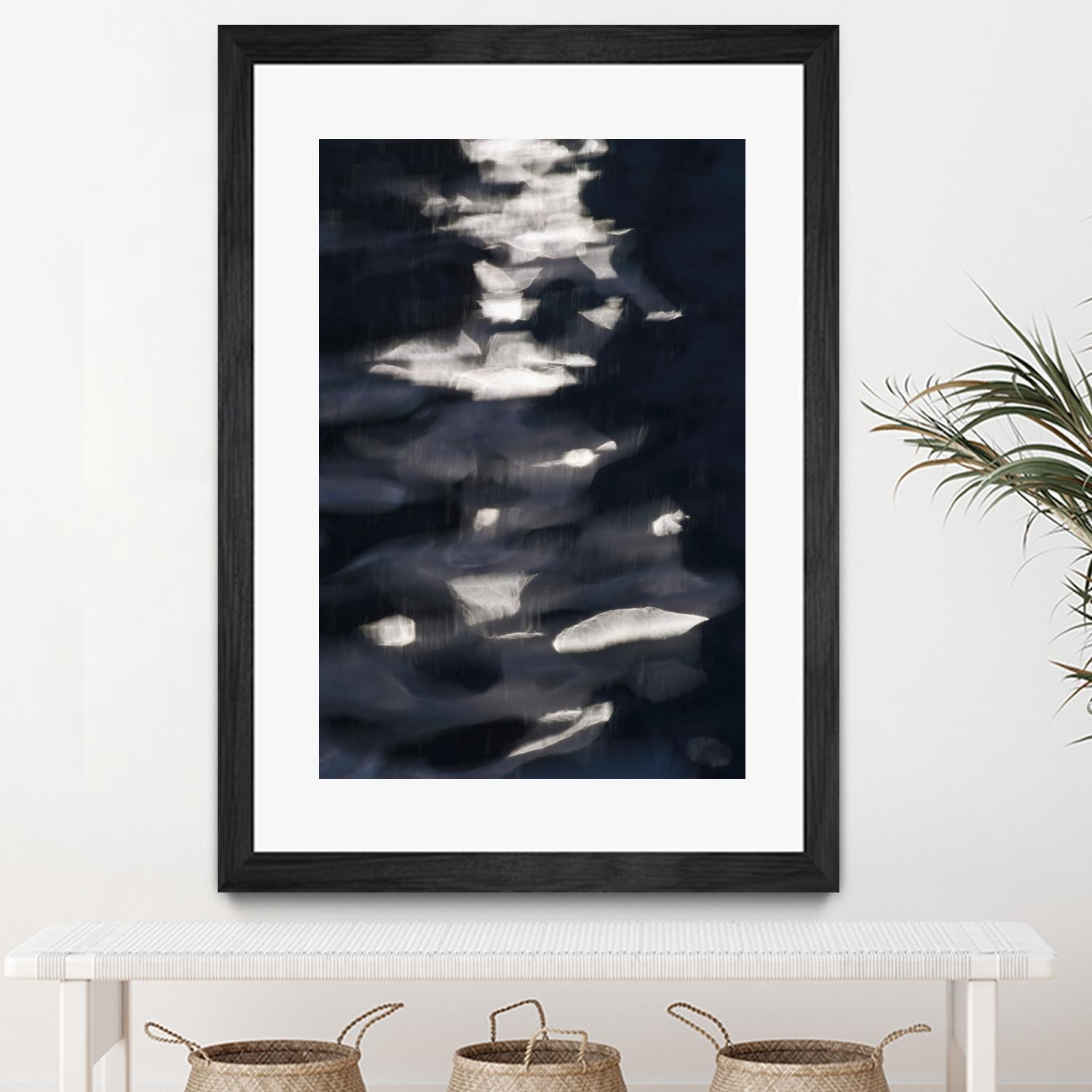 Black Water I by Norm Stelfox on GIANT ART - white abstract