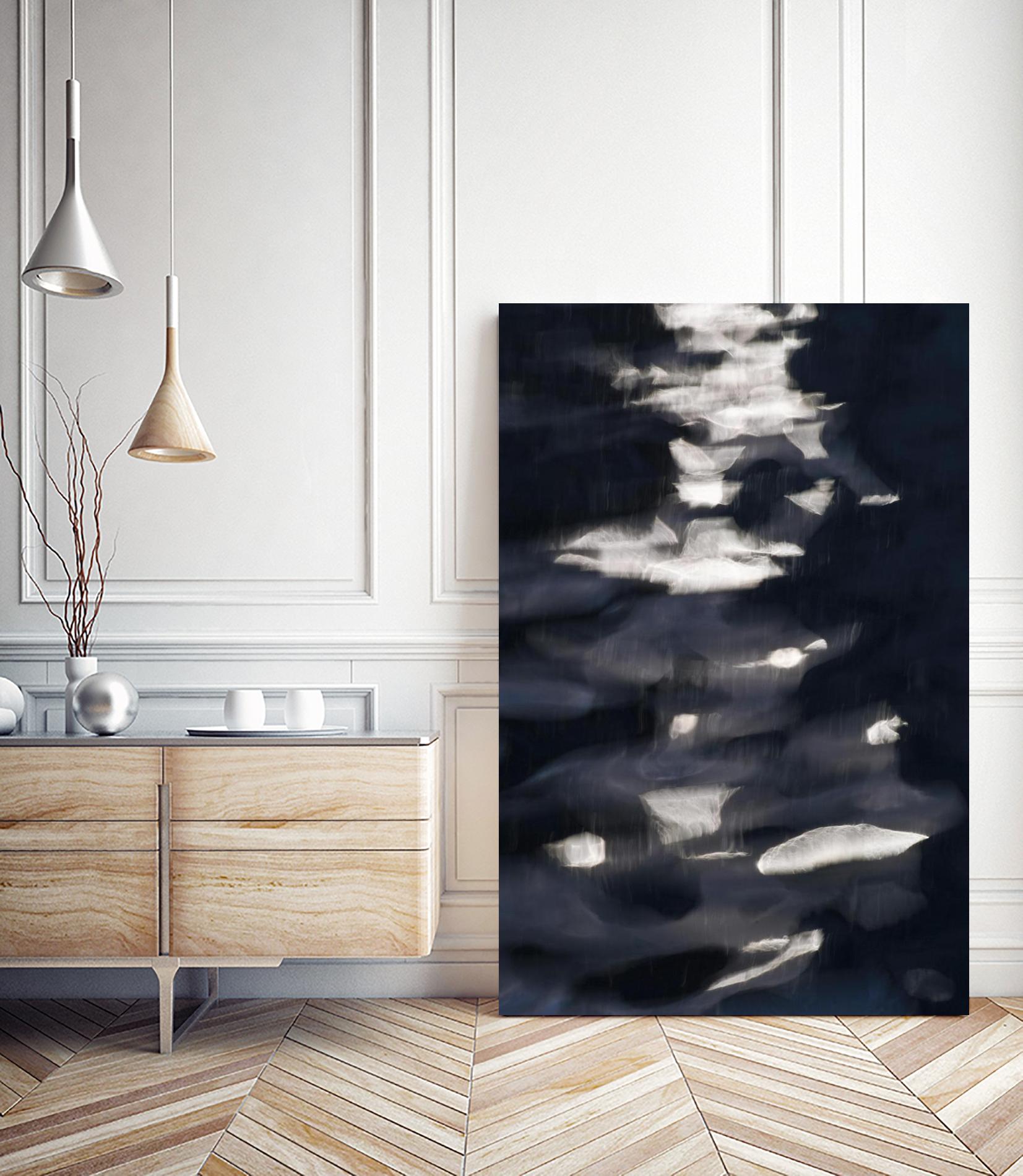 Black Water I by Norm Stelfox on GIANT ART - white abstract