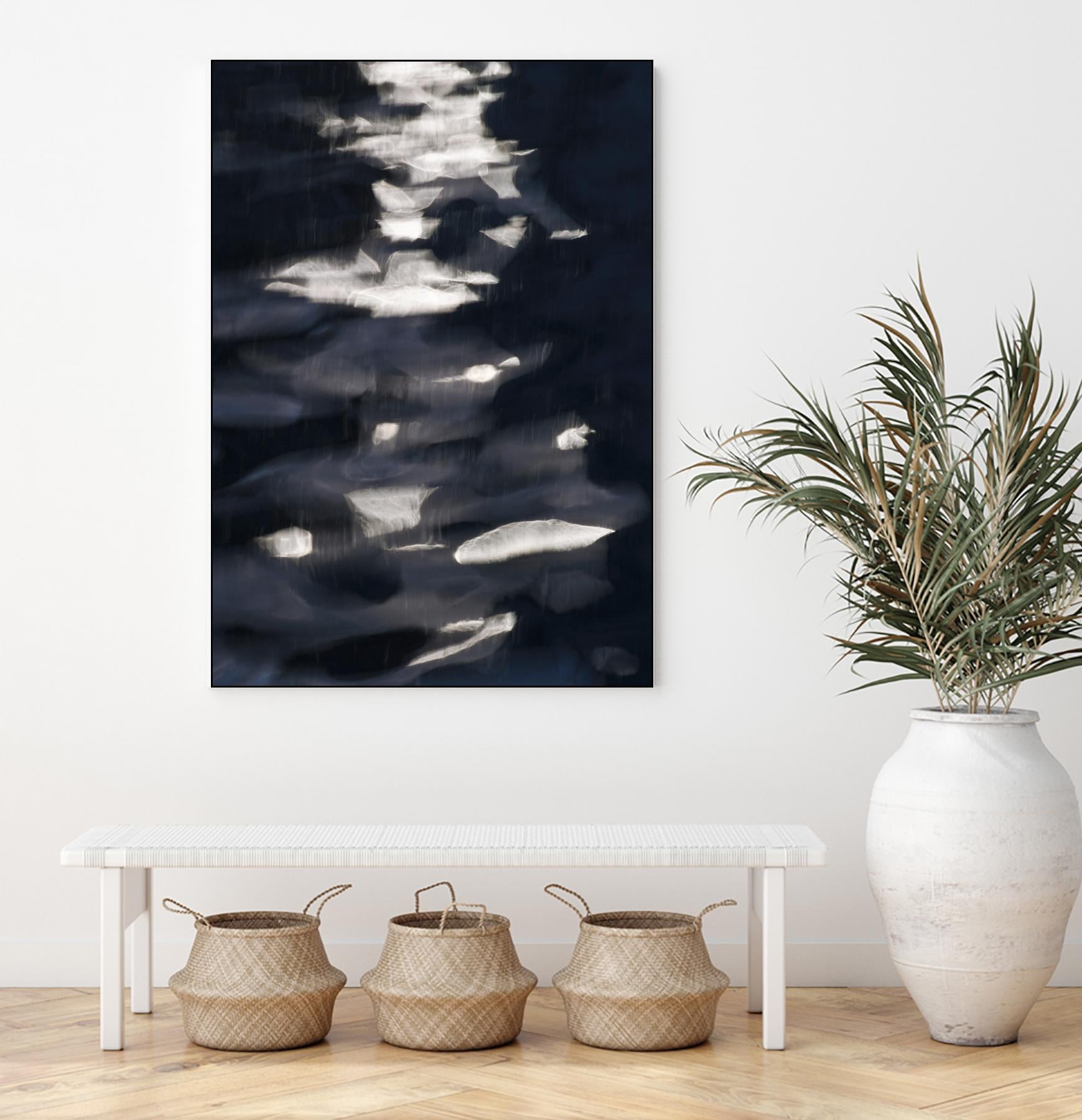 Black Water I by Norm Stelfox on GIANT ART - white abstract