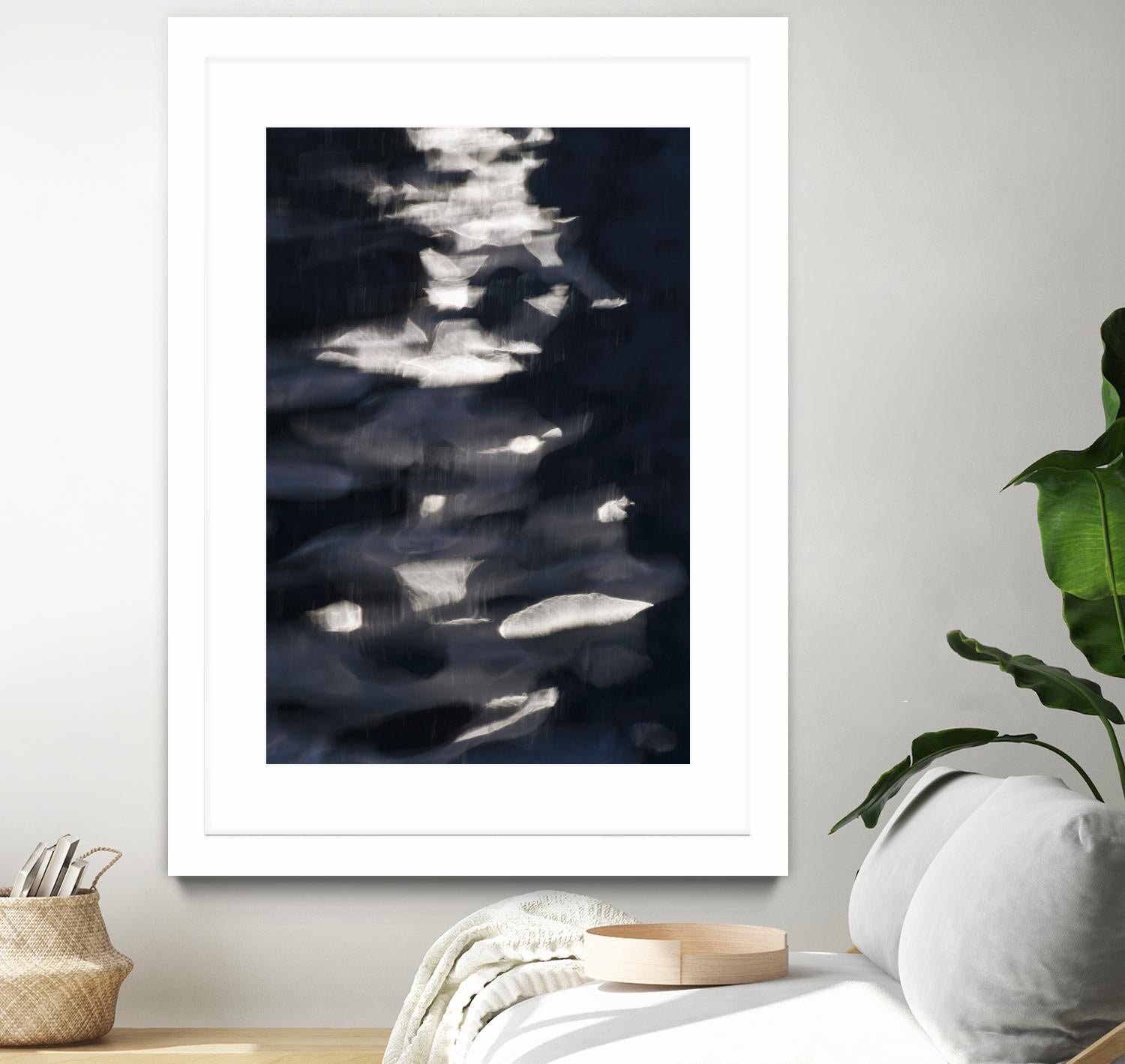 Black Water I by Norm Stelfox on GIANT ART - white abstract