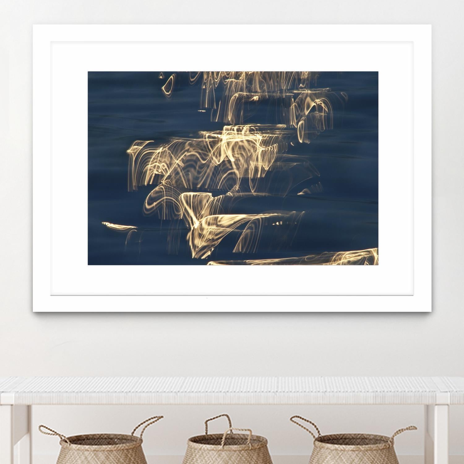 Dancing Light by Norm Stelfox on GIANT ART - beige abstract