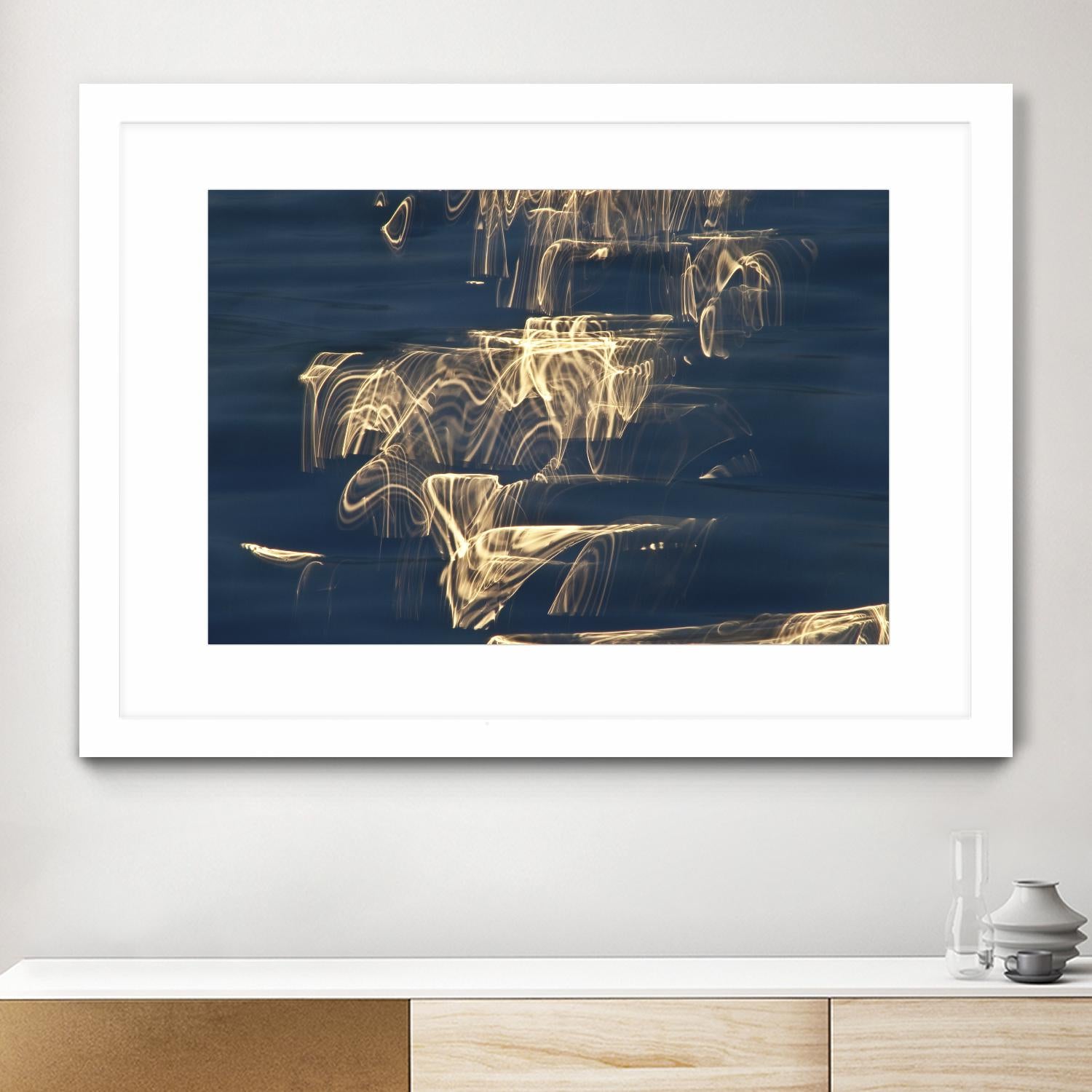 Dancing Light by Norm Stelfox on GIANT ART - beige abstract