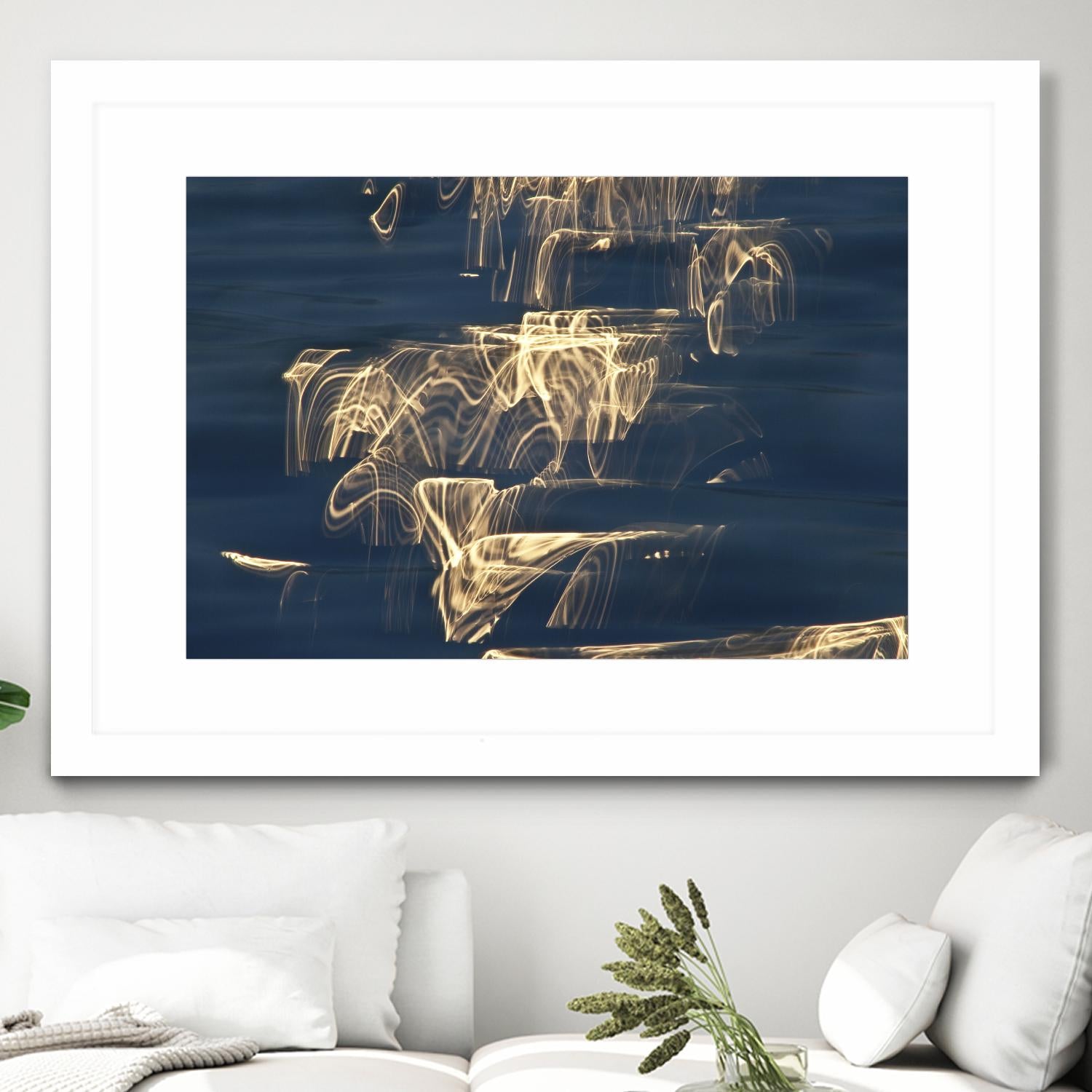 Dancing Light by Norm Stelfox on GIANT ART - beige abstract