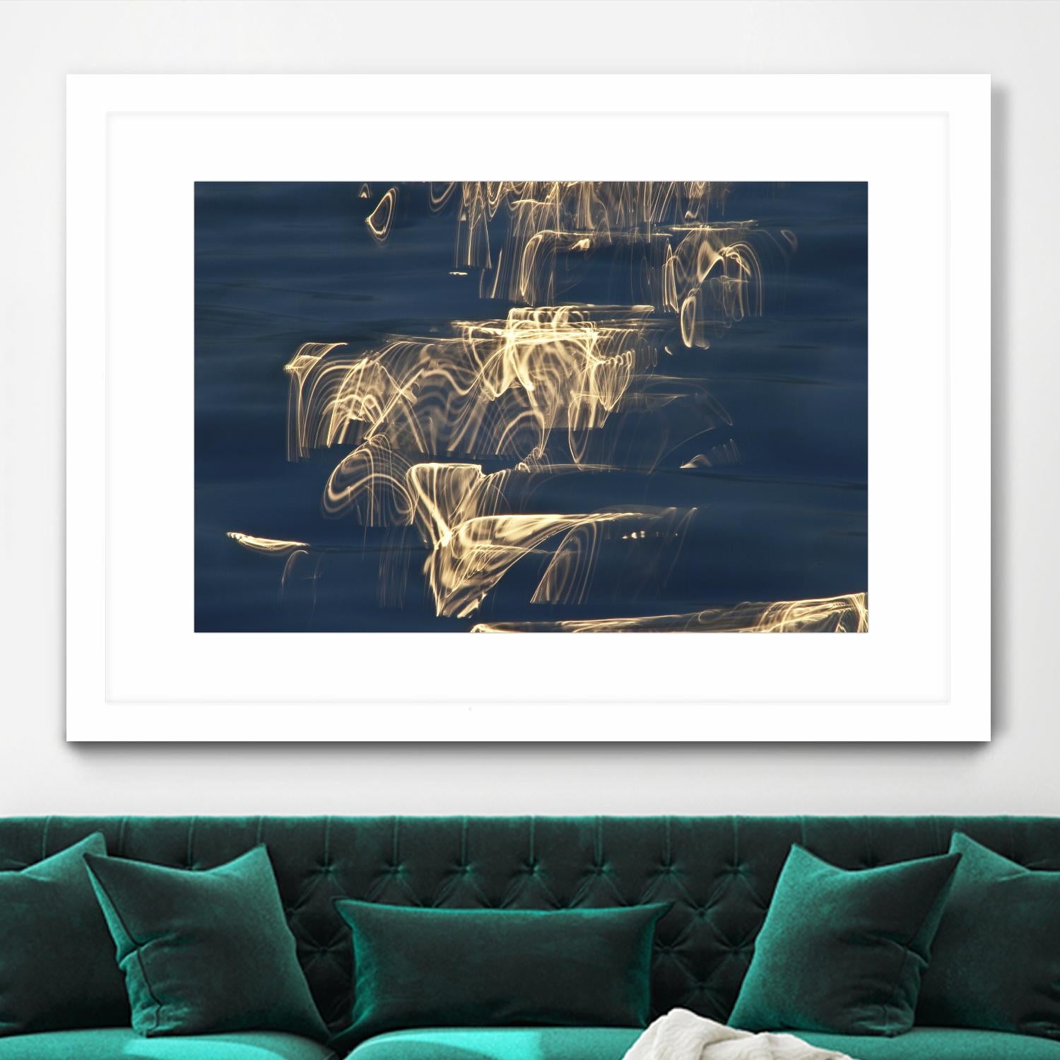 Dancing Light by Norm Stelfox on GIANT ART - beige abstract