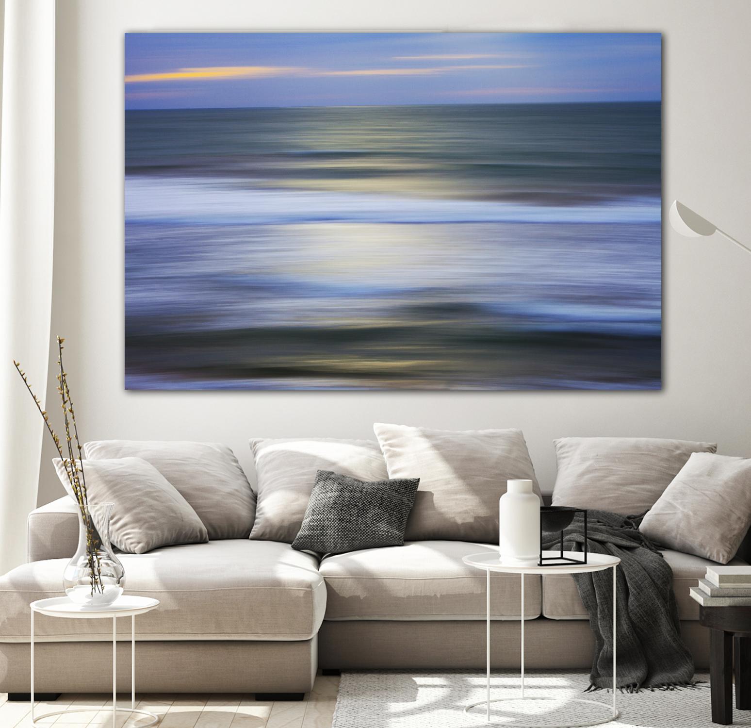 Mythical Wave by Norm Stelfox on GIANT ART - blue abstract