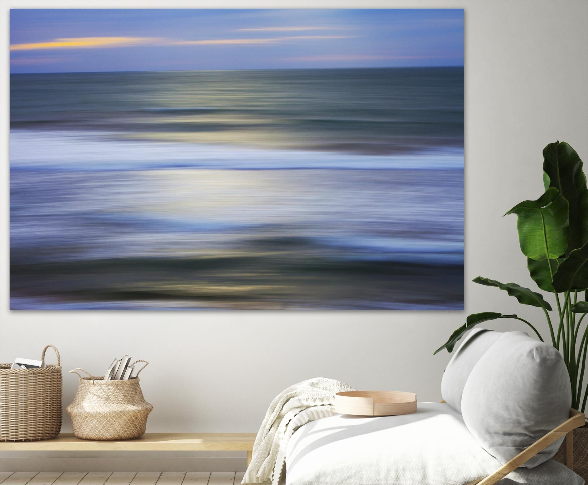 Mythical Wave by Norm Stelfox on GIANT ART - blue abstract