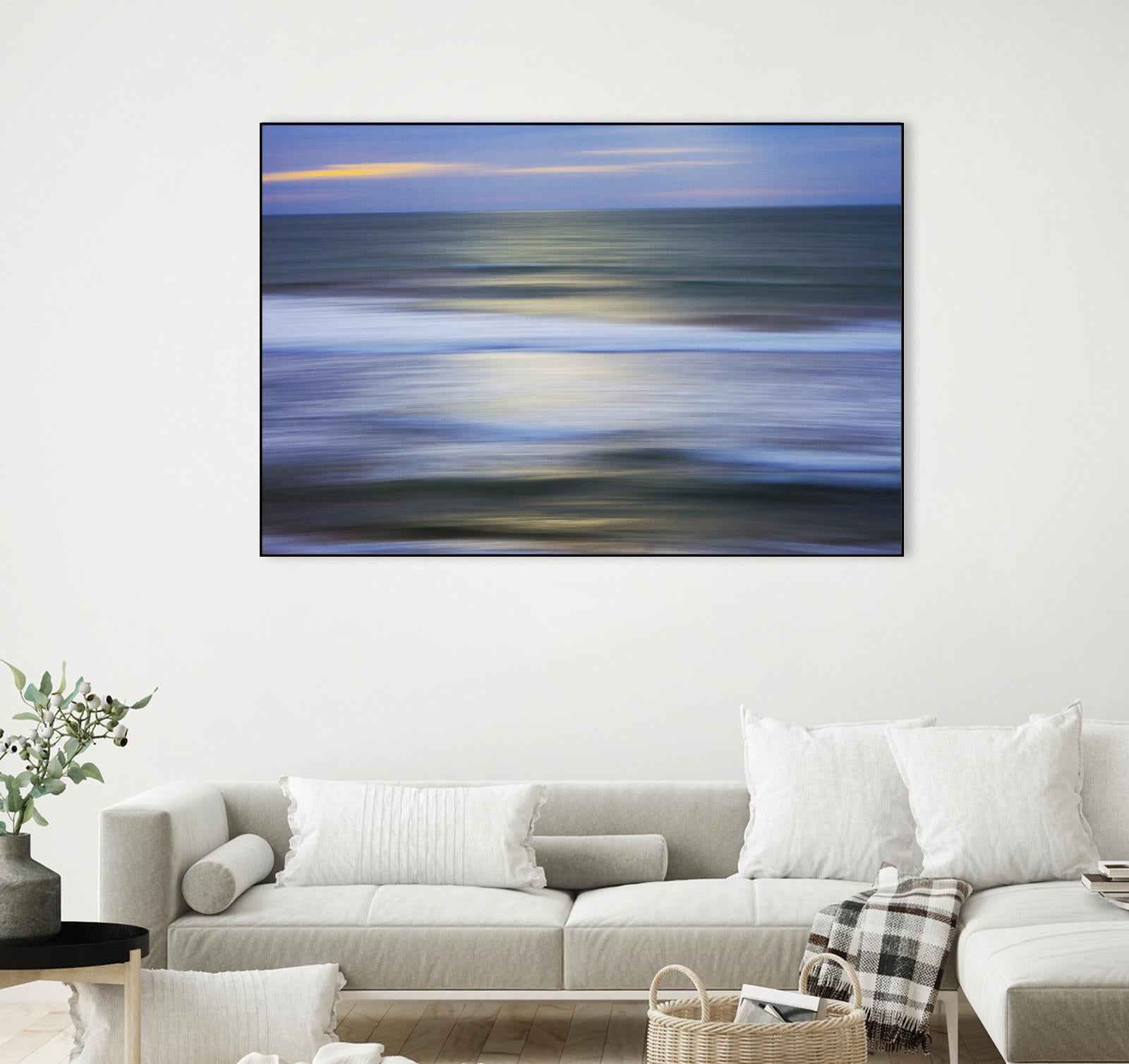 Mythical Wave by Norm Stelfox on GIANT ART - blue abstract