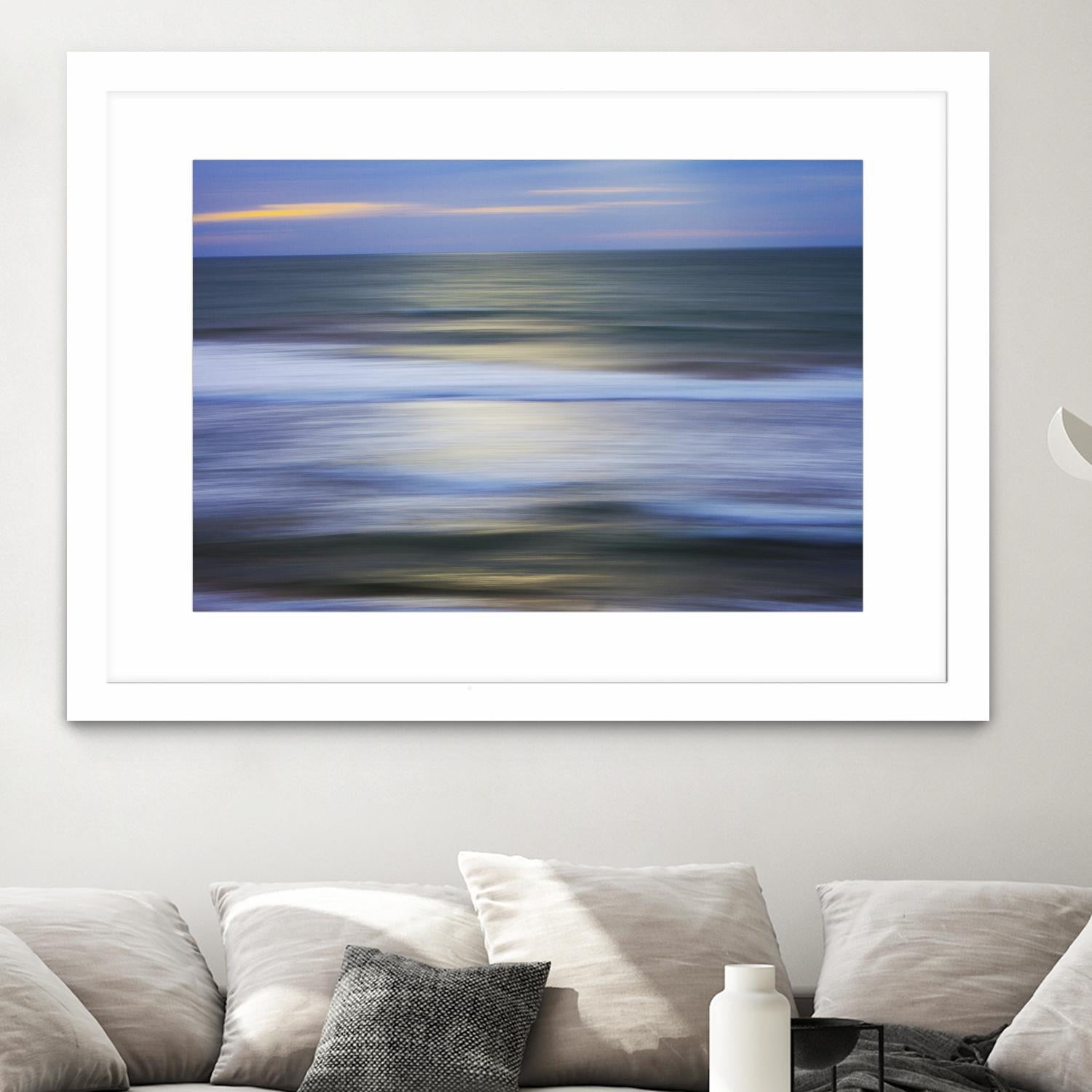 Mythical Wave by Norm Stelfox on GIANT ART - blue abstract