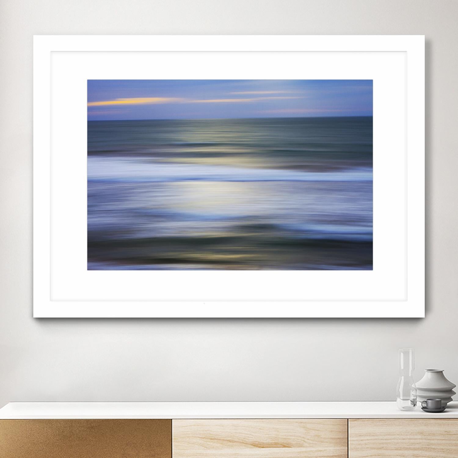 Mythical Wave by Norm Stelfox on GIANT ART - blue abstract