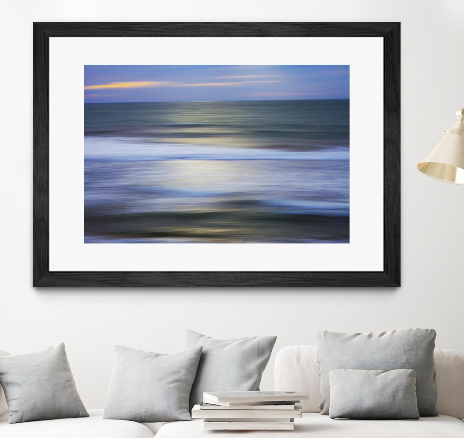 Mythical Wave by Norm Stelfox on GIANT ART - blue abstract