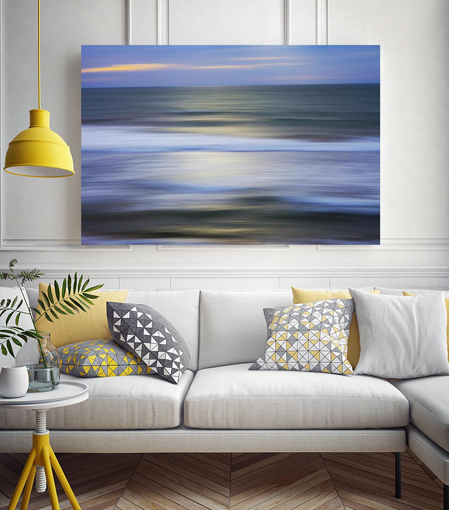 Mythical Wave by Norm Stelfox on GIANT ART - blue abstract