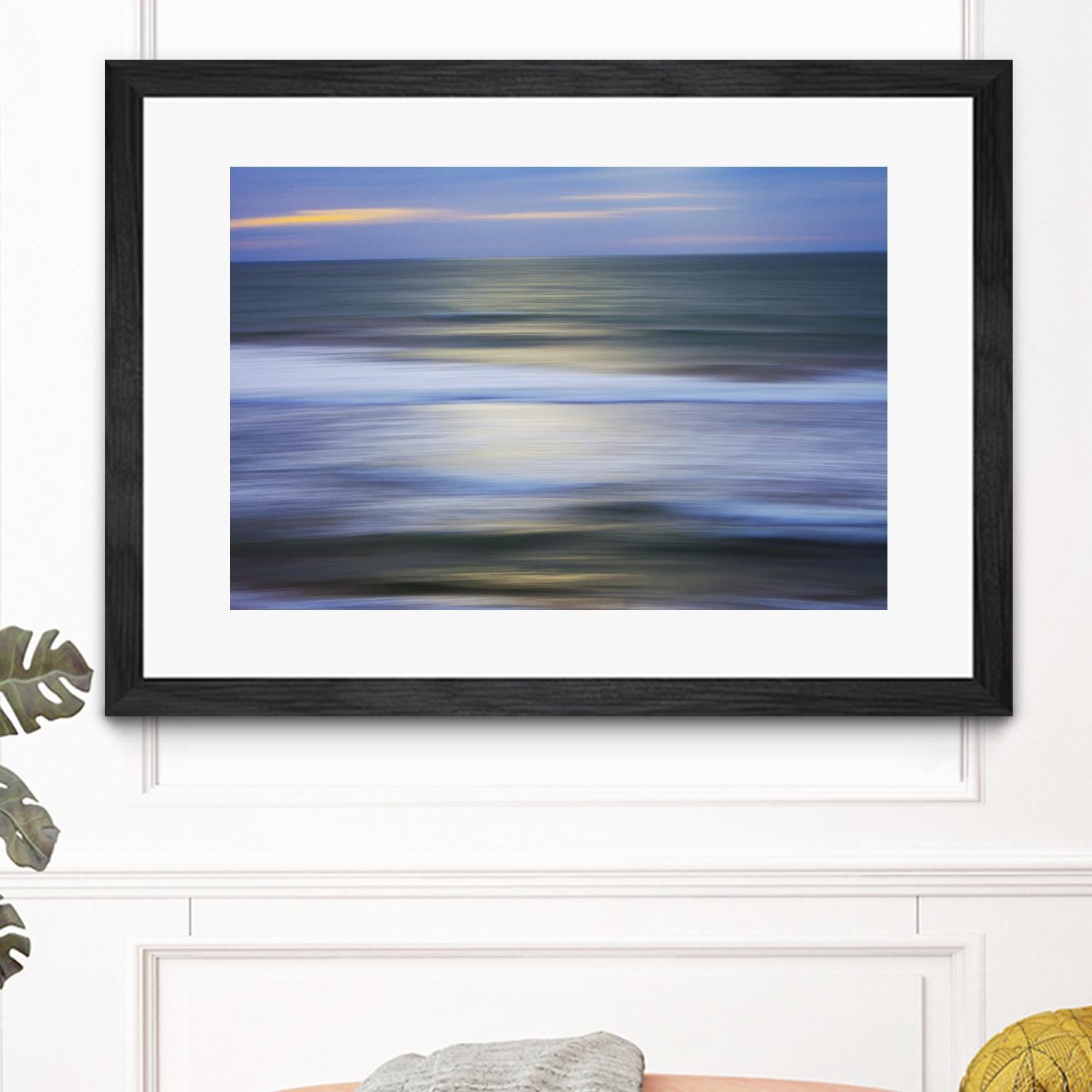 Mythical Wave by Norm Stelfox on GIANT ART - blue abstract