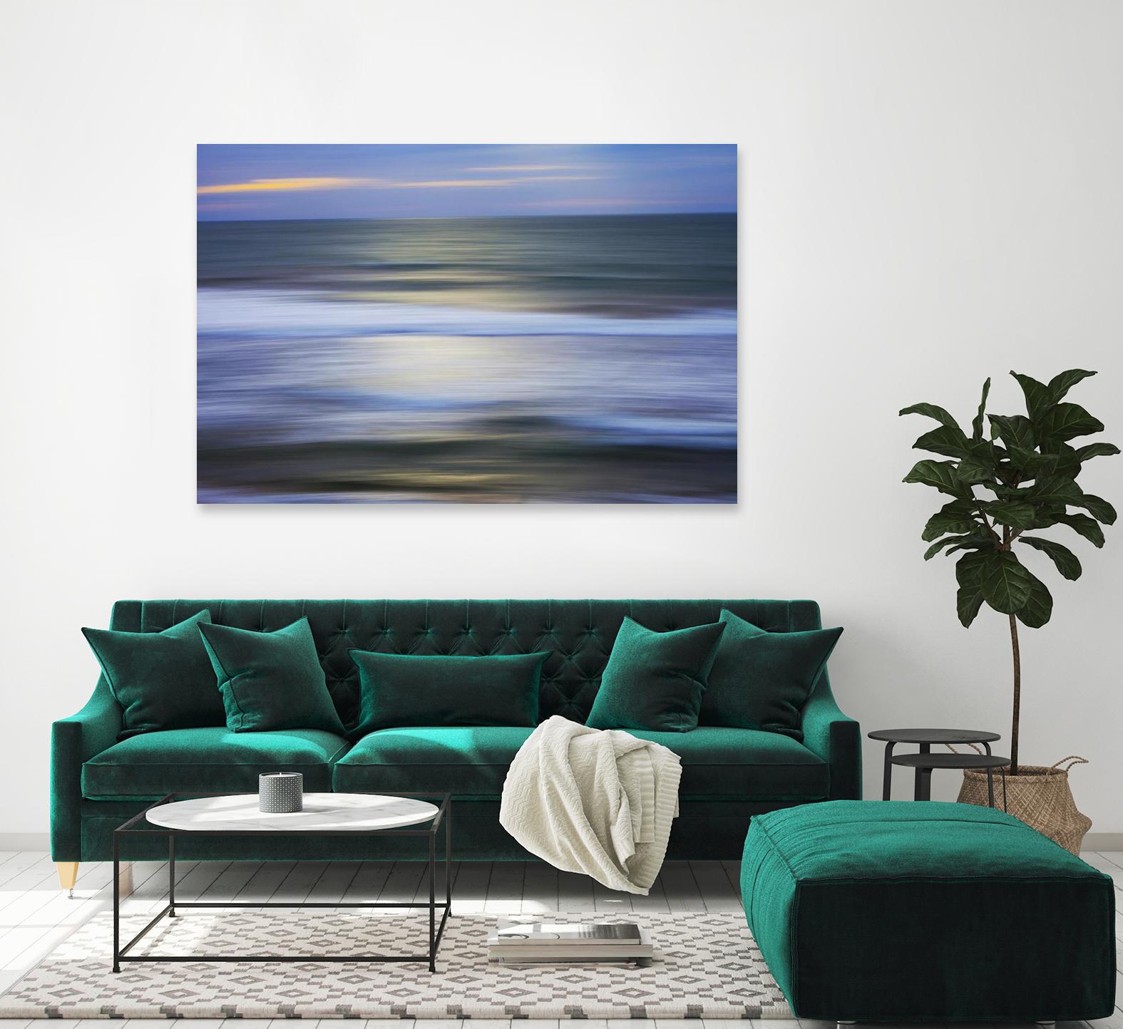 Mythical Wave by Norm Stelfox on GIANT ART - blue abstract