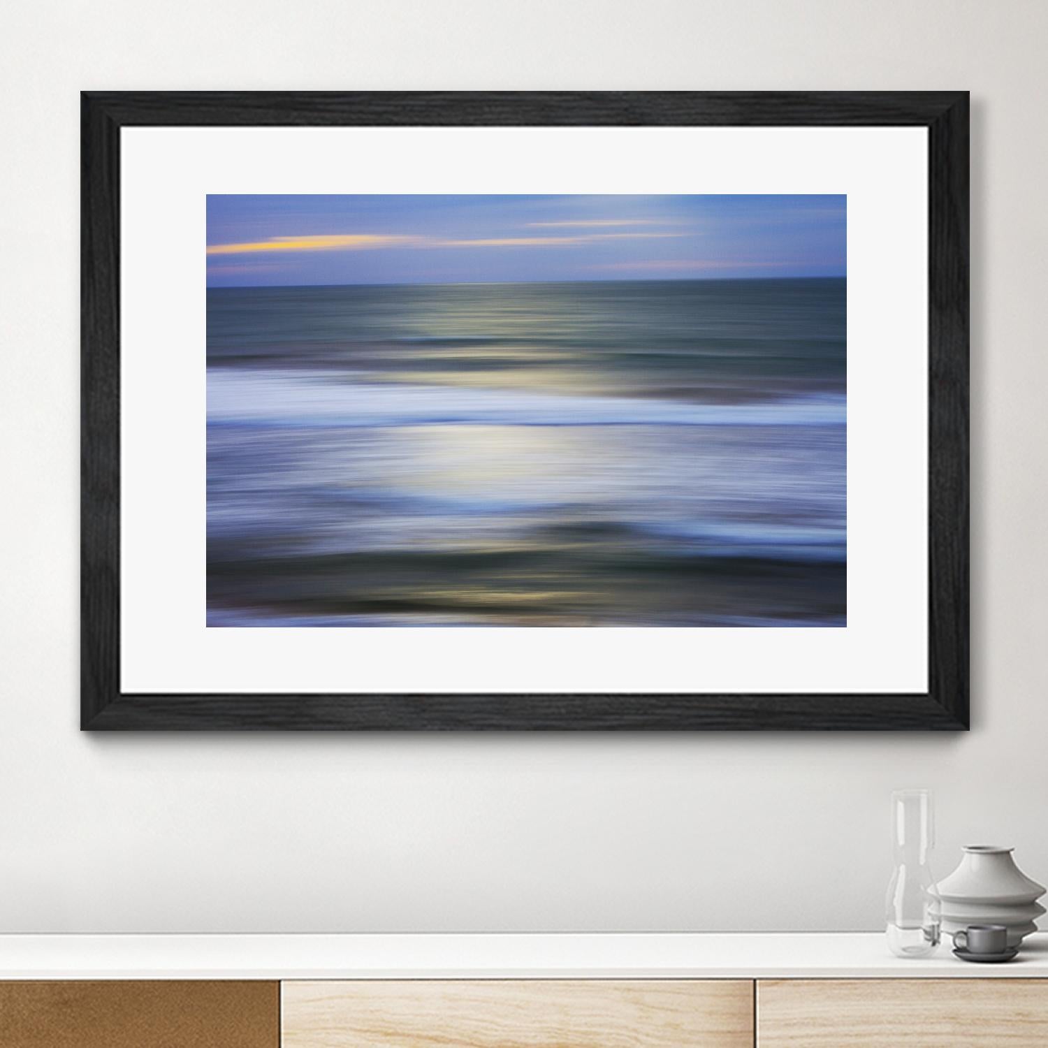 Mythical Wave by Norm Stelfox on GIANT ART - blue abstract