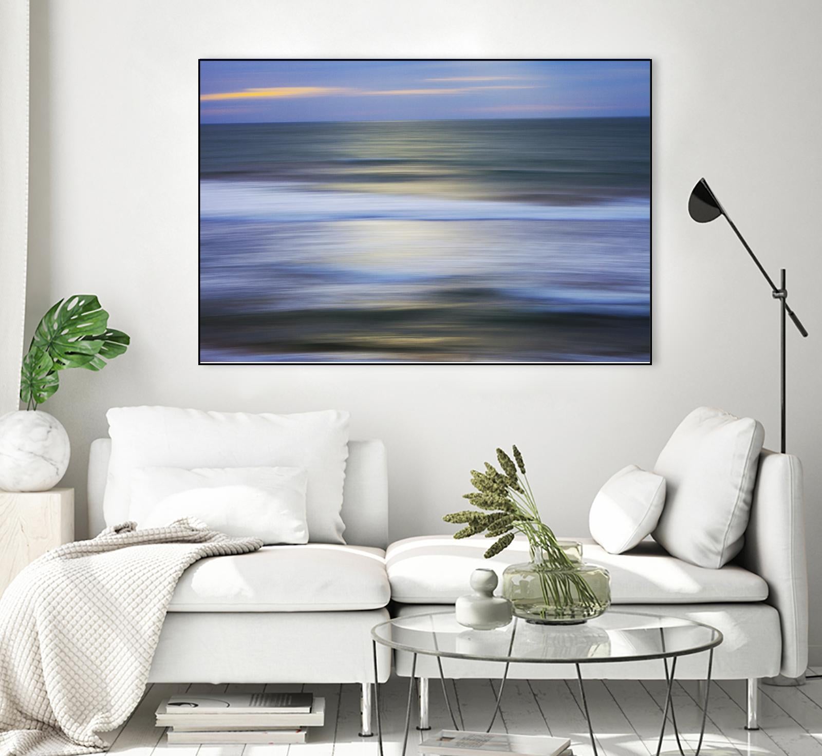 Mythical Wave by Norm Stelfox on GIANT ART - blue abstract