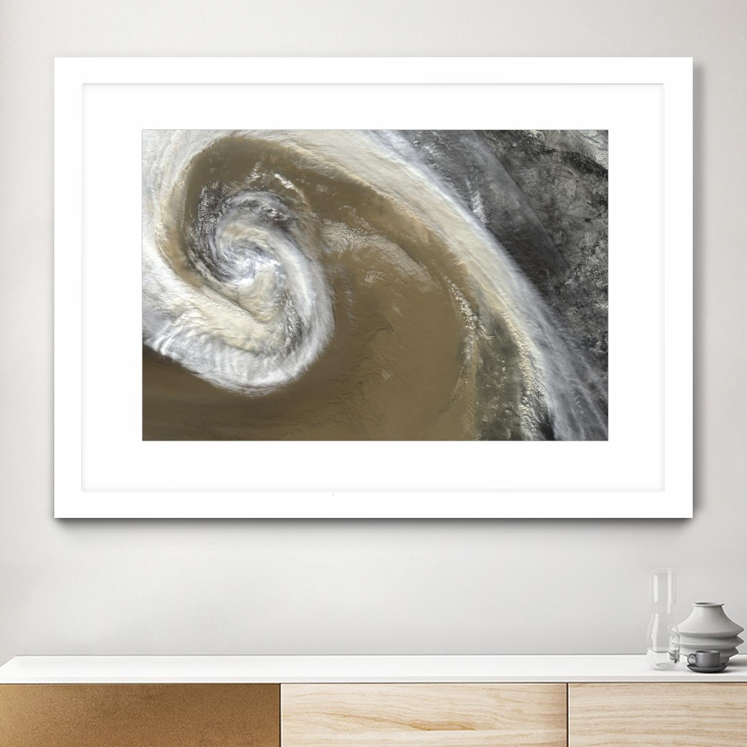 Typhoon by Norm Stelfox on GIANT ART - grey abstract