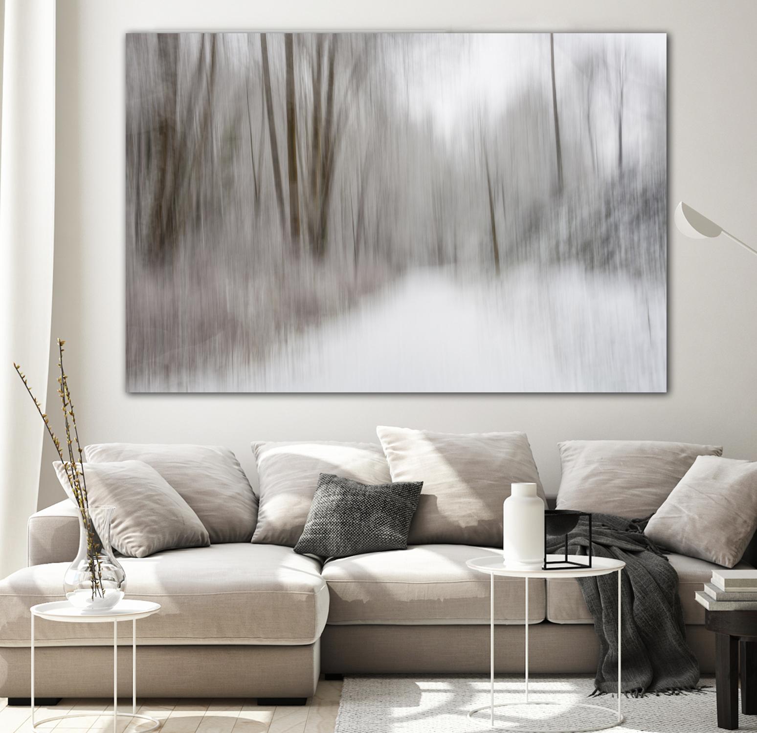 Foggy Lichen II by Norm Stelfox on GIANT ART - brown trees