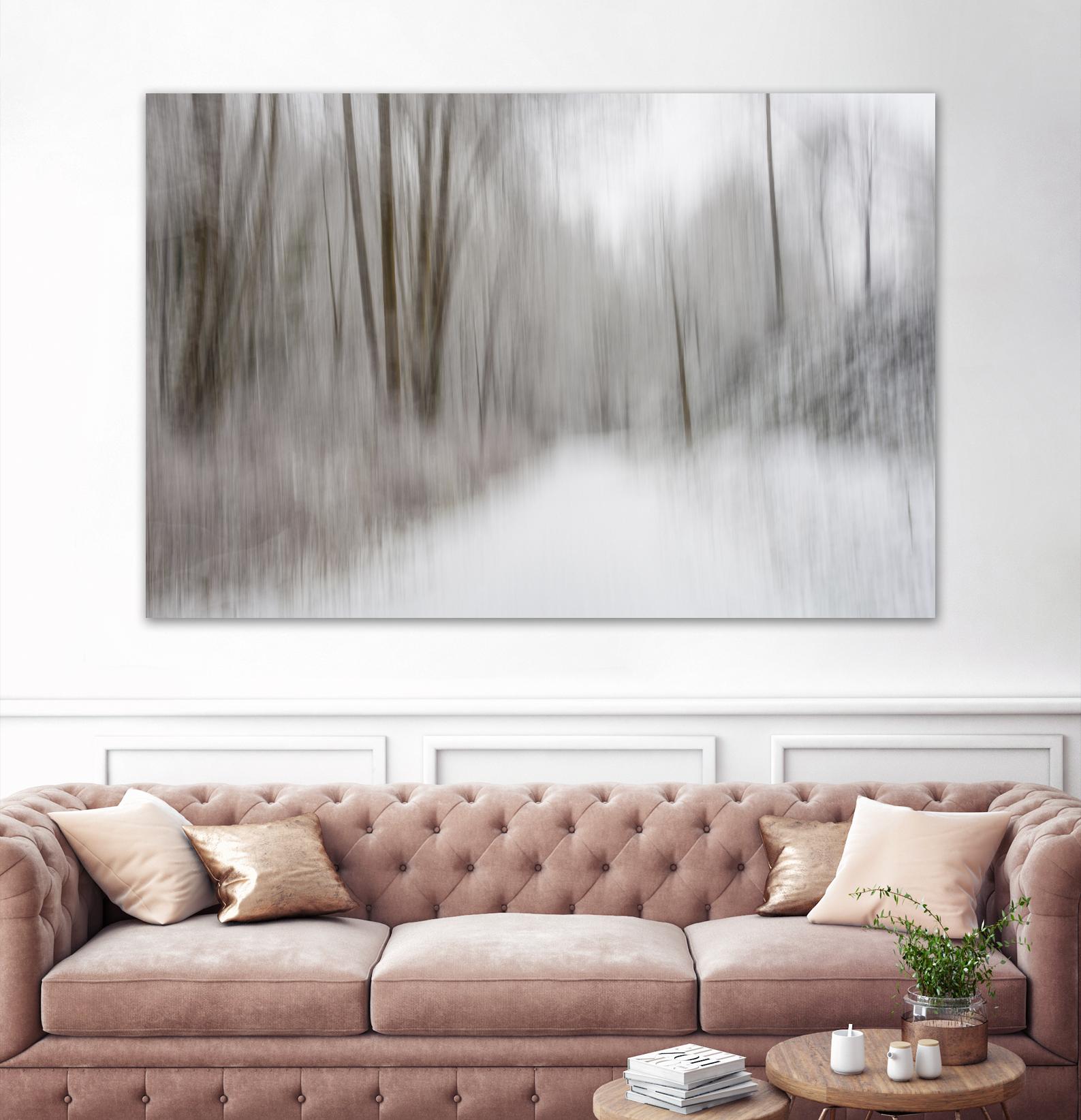 Foggy Lichen II by Norm Stelfox on GIANT ART - brown trees