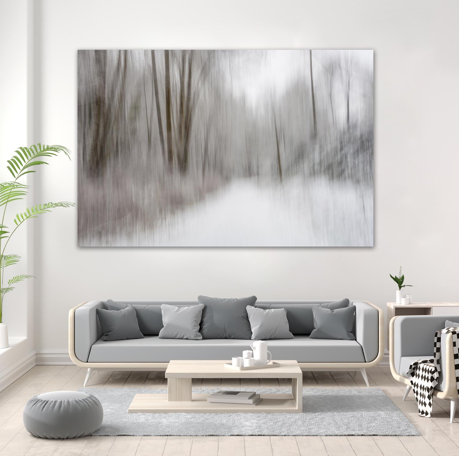 Foggy Lichen II by Norm Stelfox on GIANT ART - brown trees