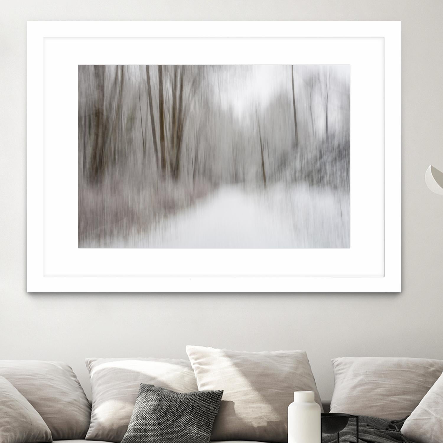 Foggy Lichen II by Norm Stelfox on GIANT ART - brown trees