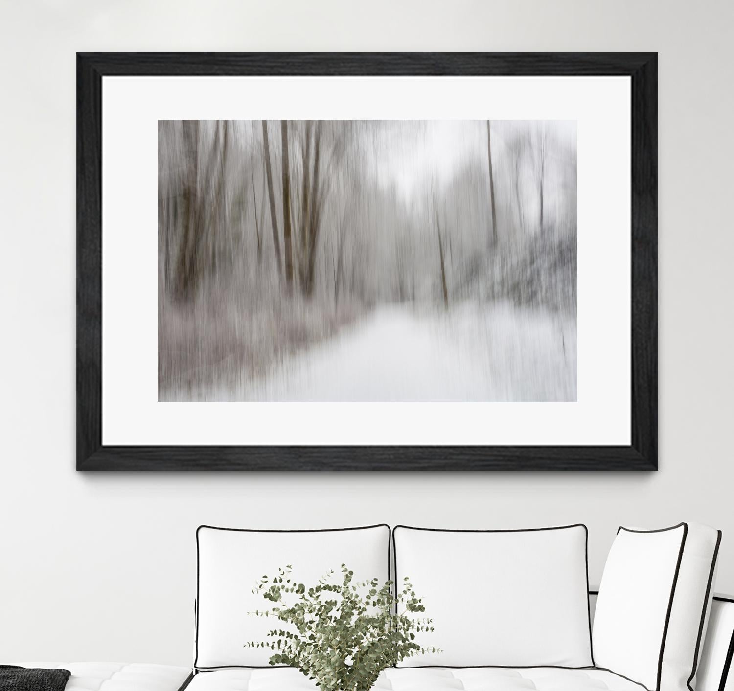 Foggy Lichen II by Norm Stelfox on GIANT ART - brown trees