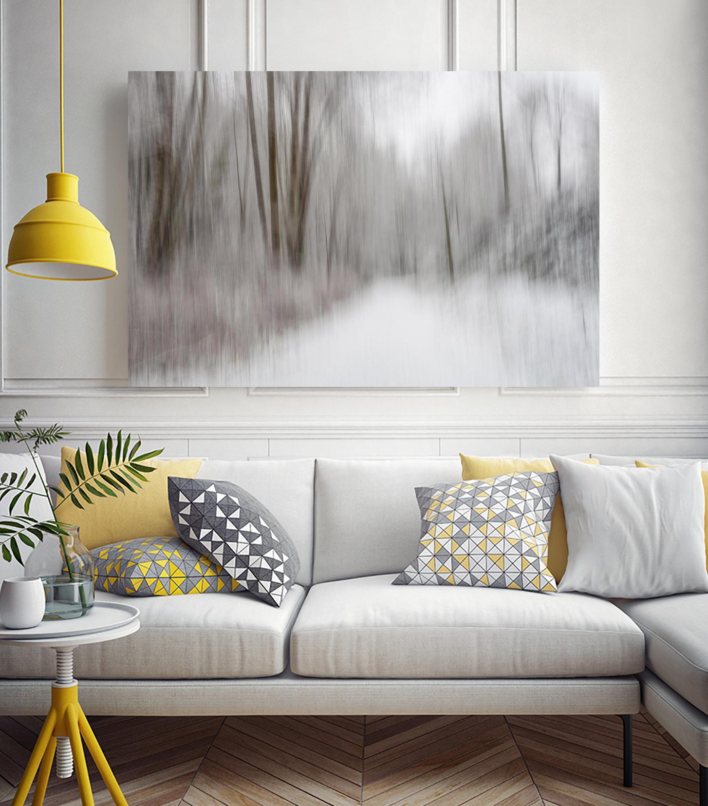 Foggy Lichen II by Norm Stelfox on GIANT ART - brown trees