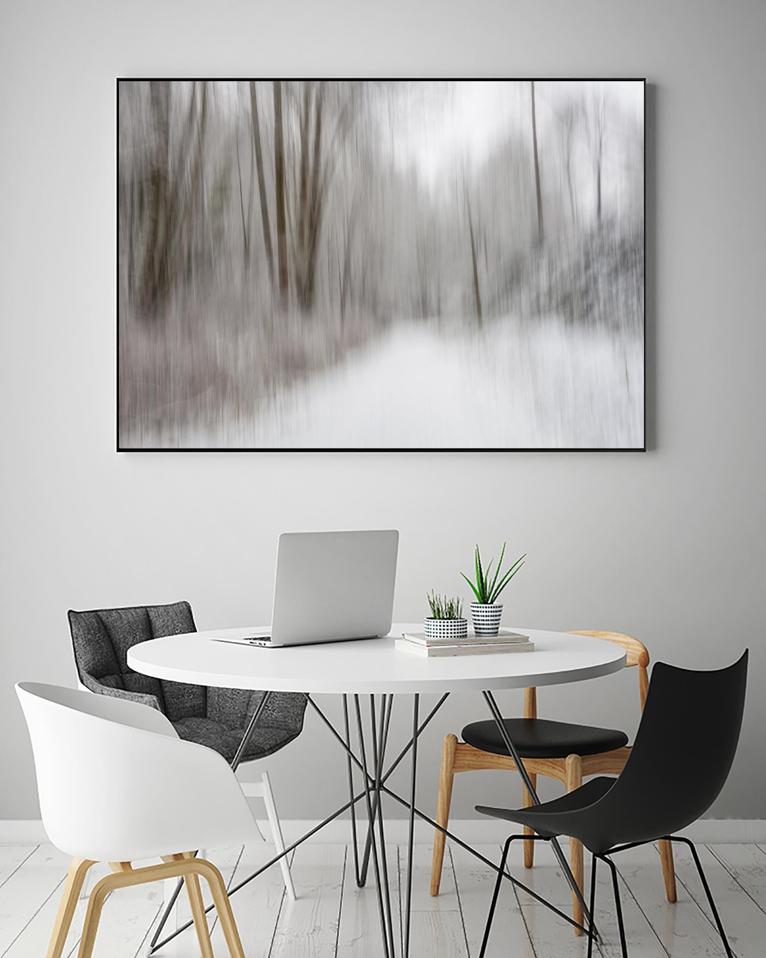 Foggy Lichen II by Norm Stelfox on GIANT ART - brown trees