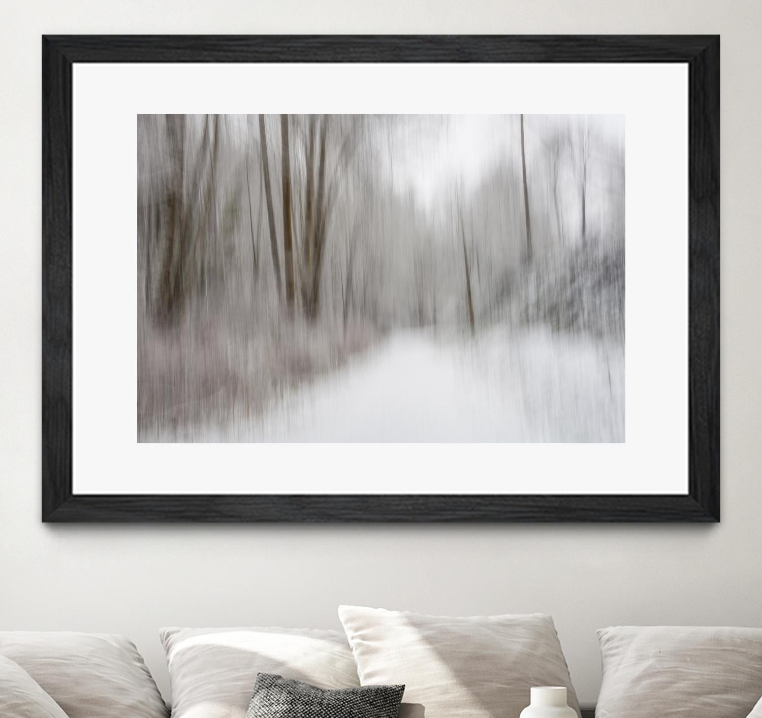 Foggy Lichen II by Norm Stelfox on GIANT ART - brown trees