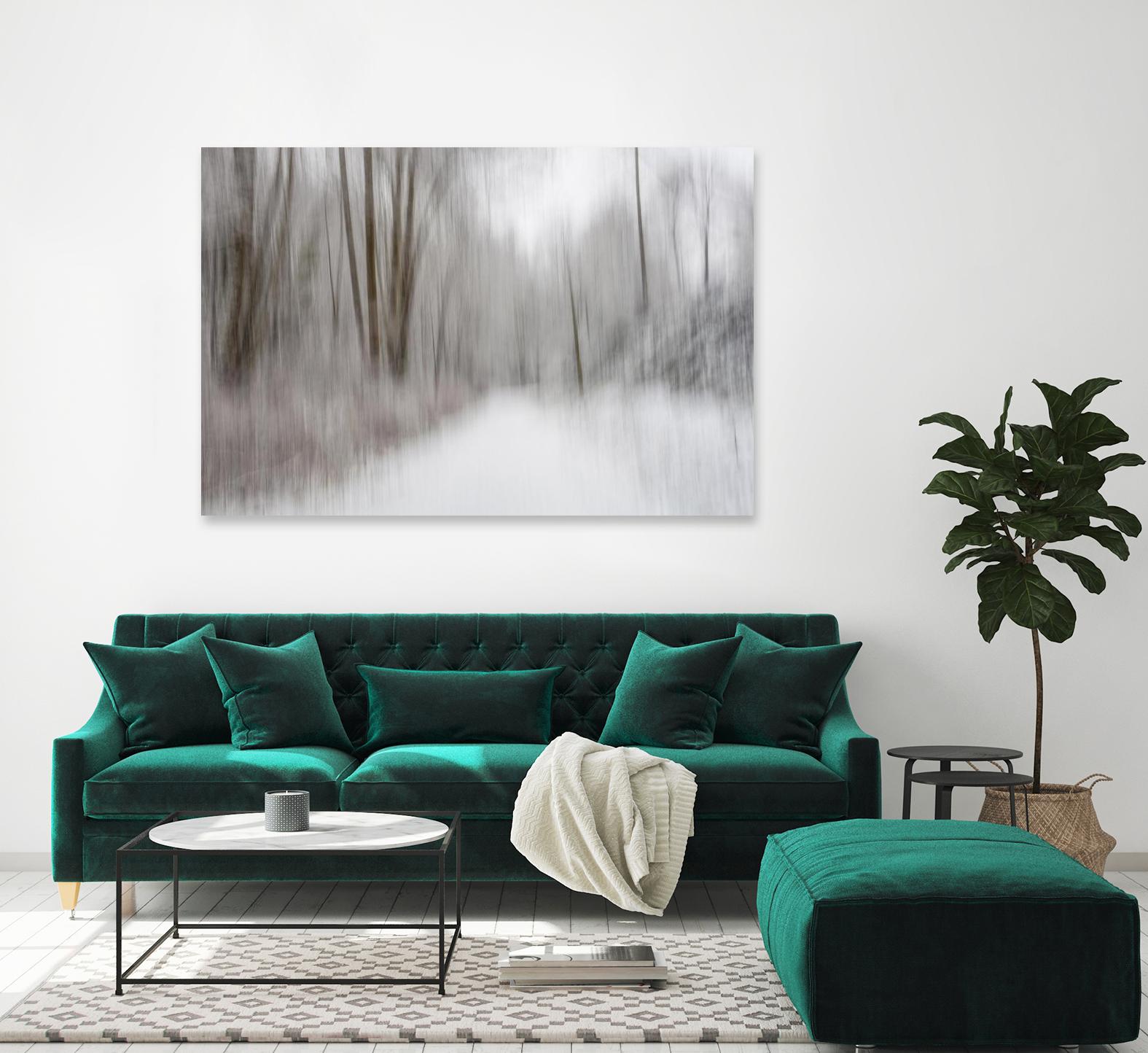 Foggy Lichen II by Norm Stelfox on GIANT ART - brown trees