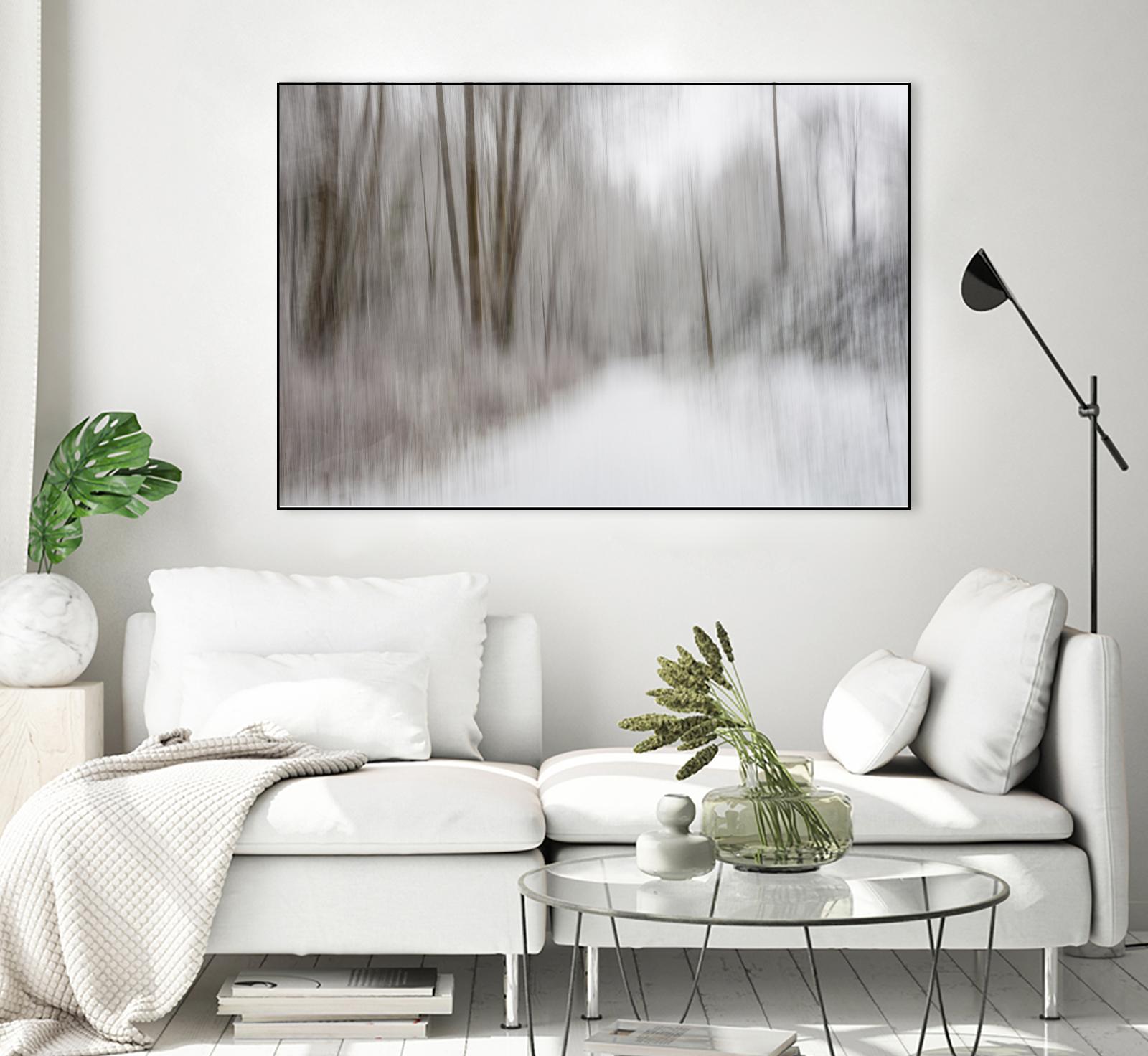 Foggy Lichen II by Norm Stelfox on GIANT ART - brown trees