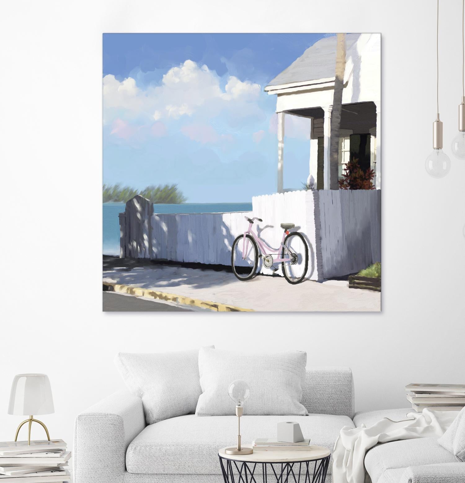 Key West Cabana II by Rick Novak on GIANT ART - white tropical
