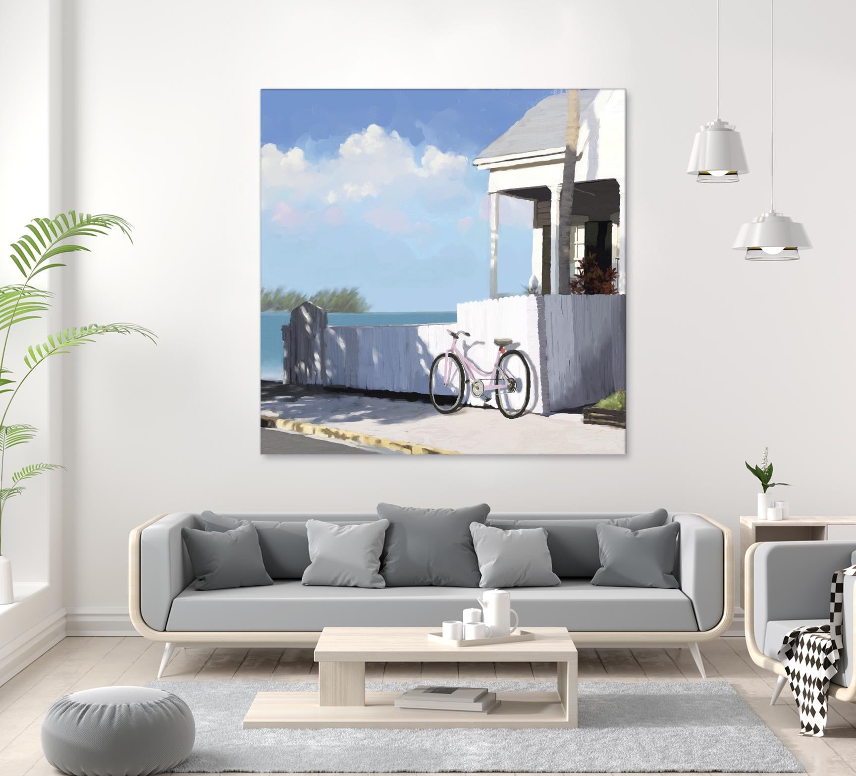 Key West Cabana II by Rick Novak on GIANT ART - white tropical