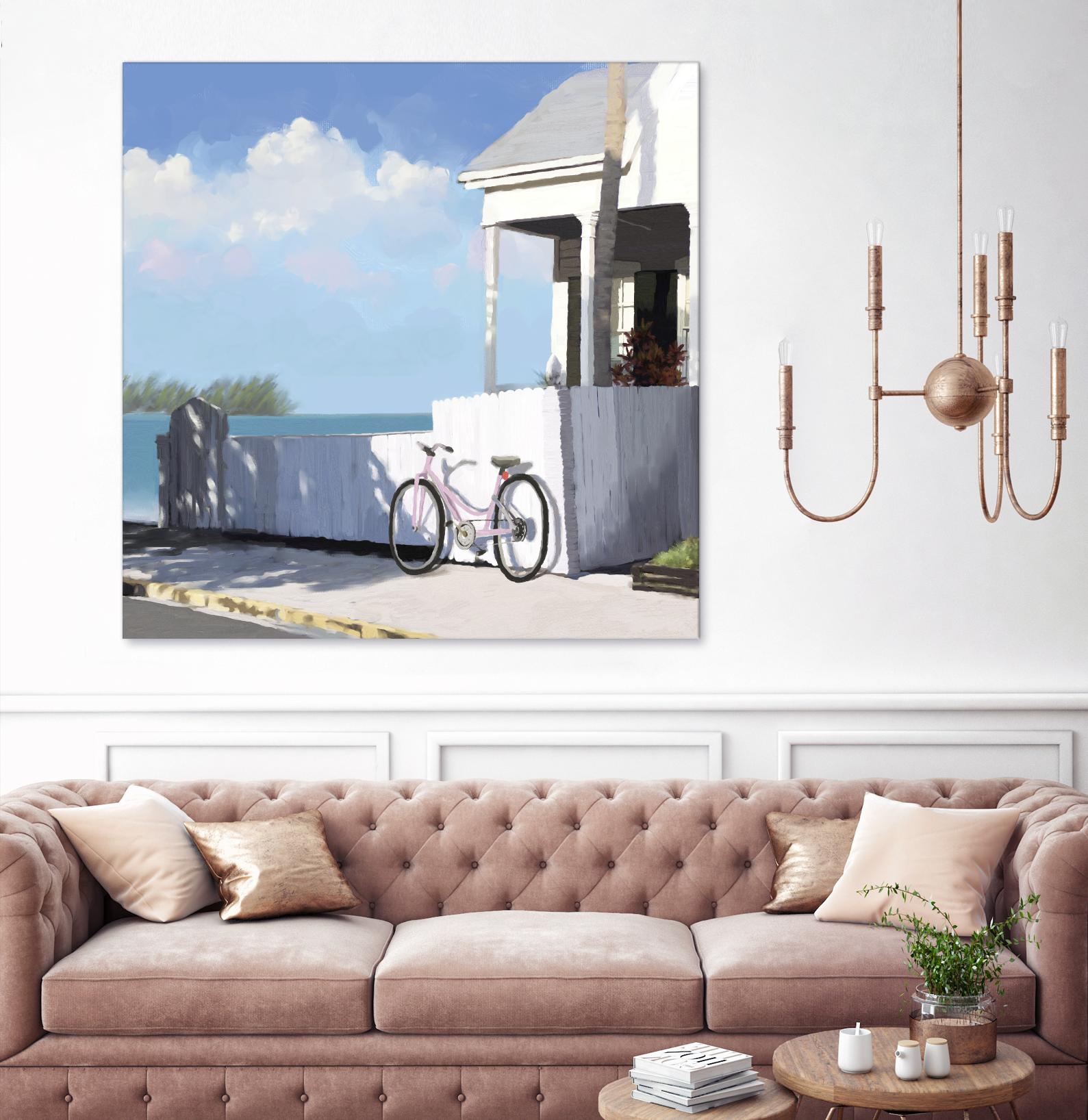 Key West Cabana II by Rick Novak on GIANT ART - white tropical