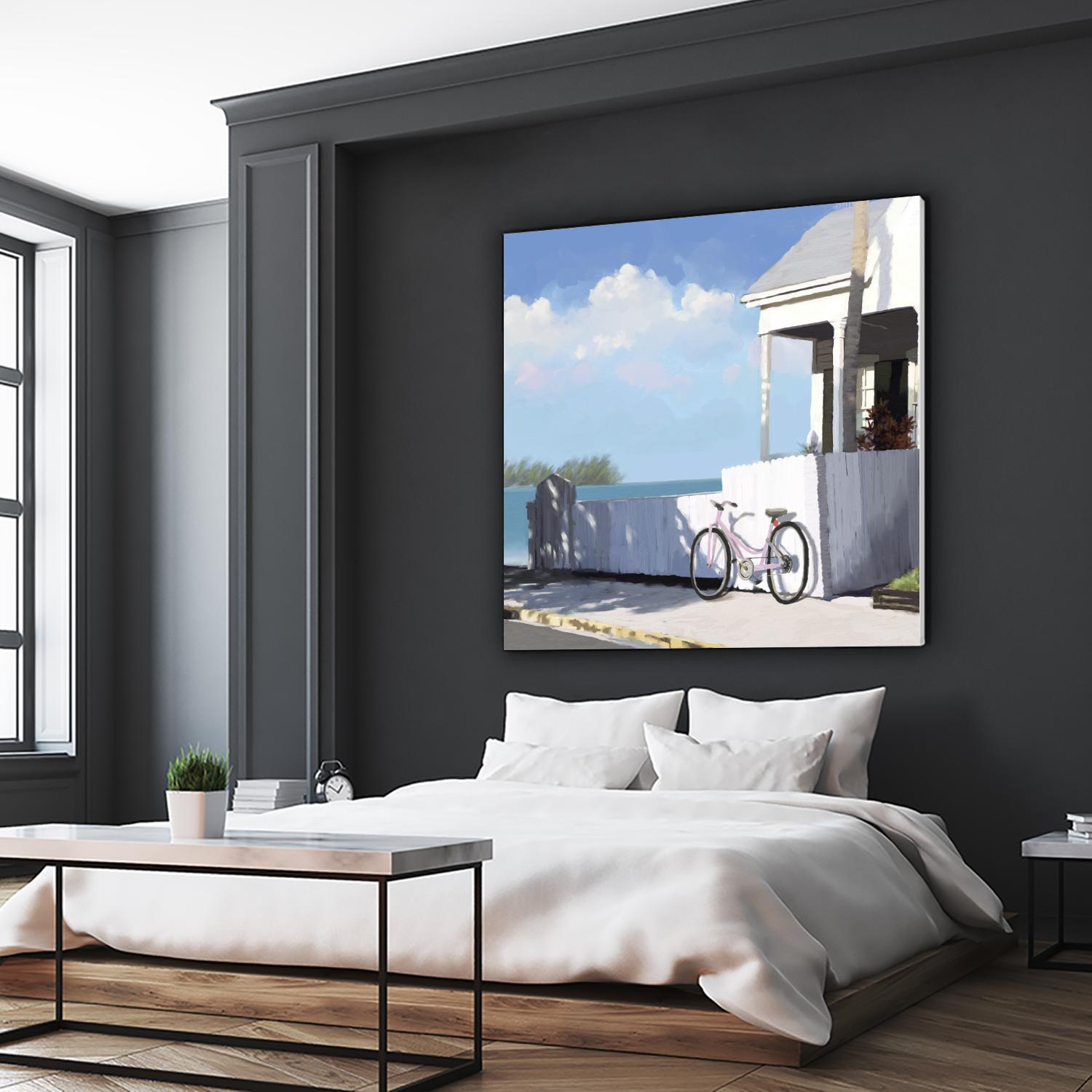 Key West Cabana II by Rick Novak on GIANT ART - white tropical