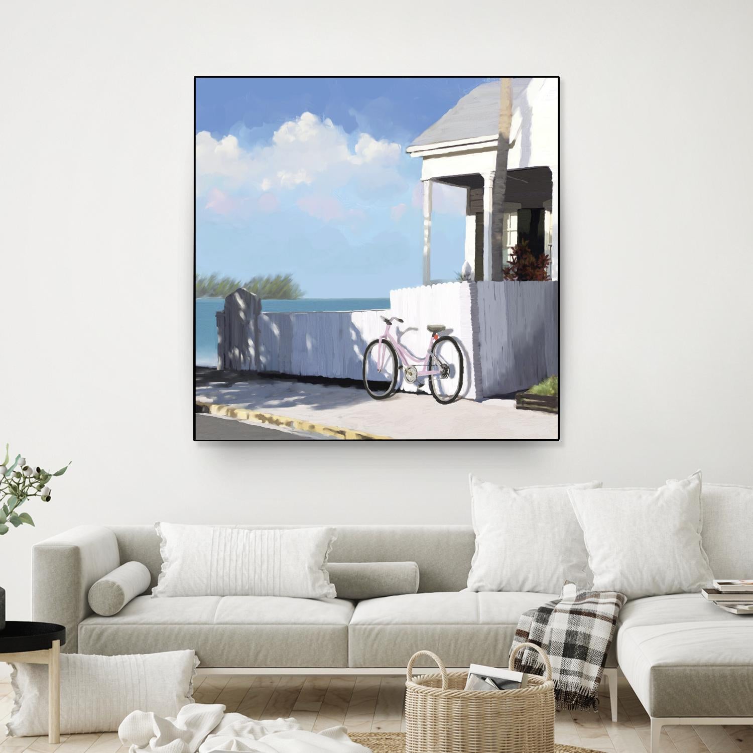 Key West Cabana II by Rick Novak on GIANT ART - white tropical