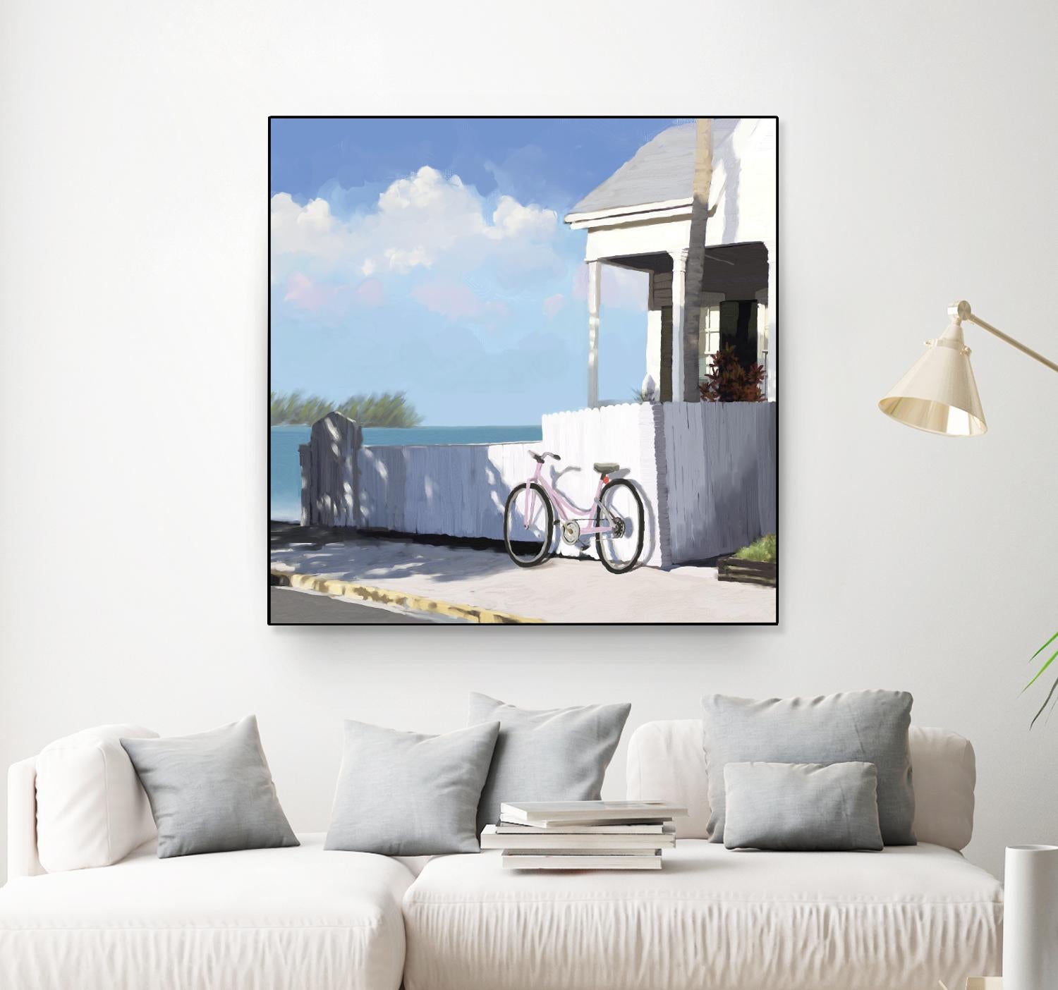 Key West Cabana II by Rick Novak on GIANT ART - white tropical