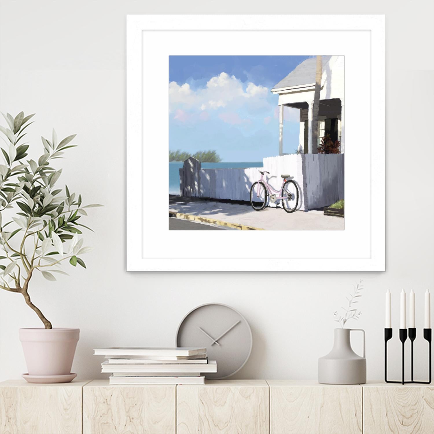 Key West Cabana II by Rick Novak on GIANT ART - white tropical