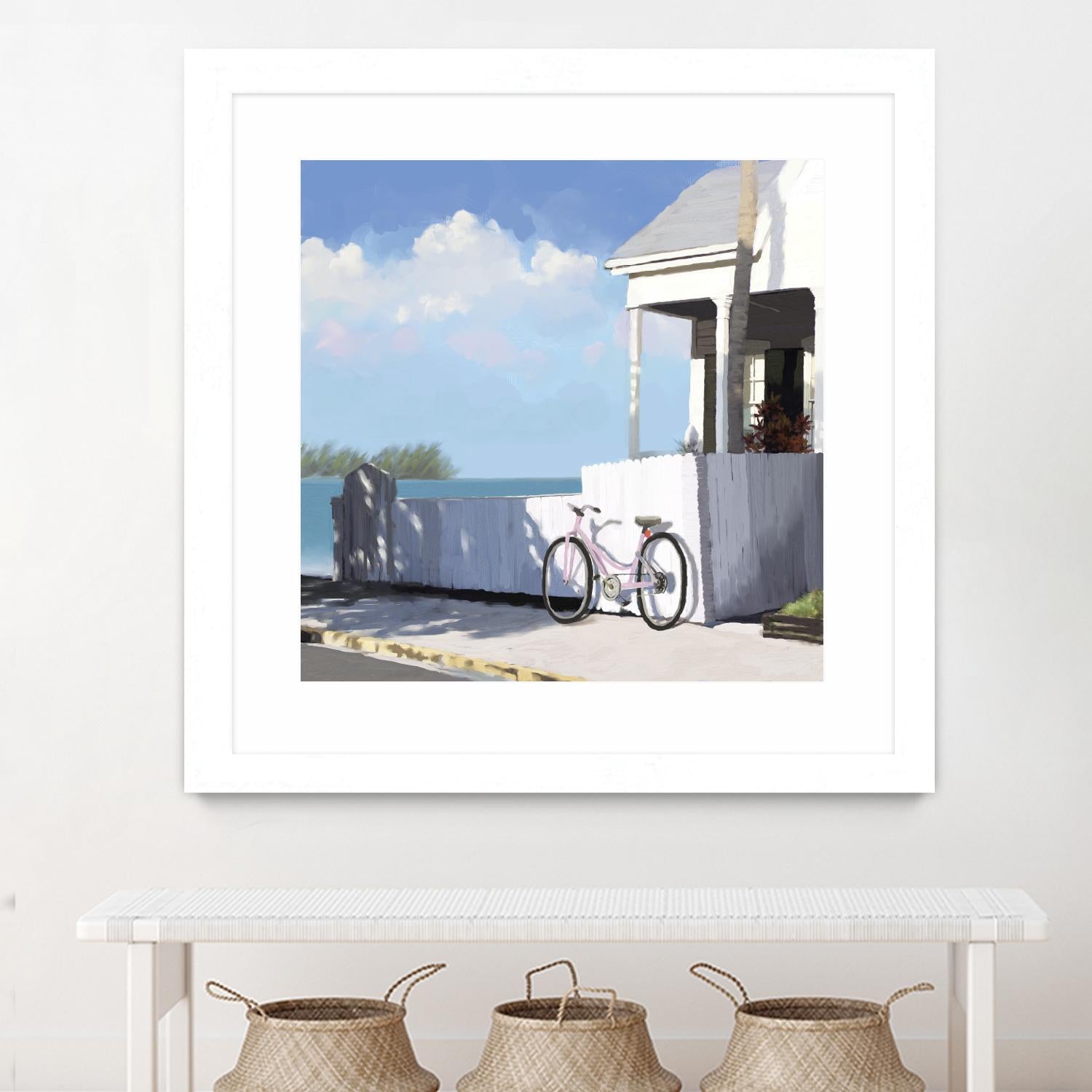 Key West Cabana II by Rick Novak on GIANT ART - white tropical