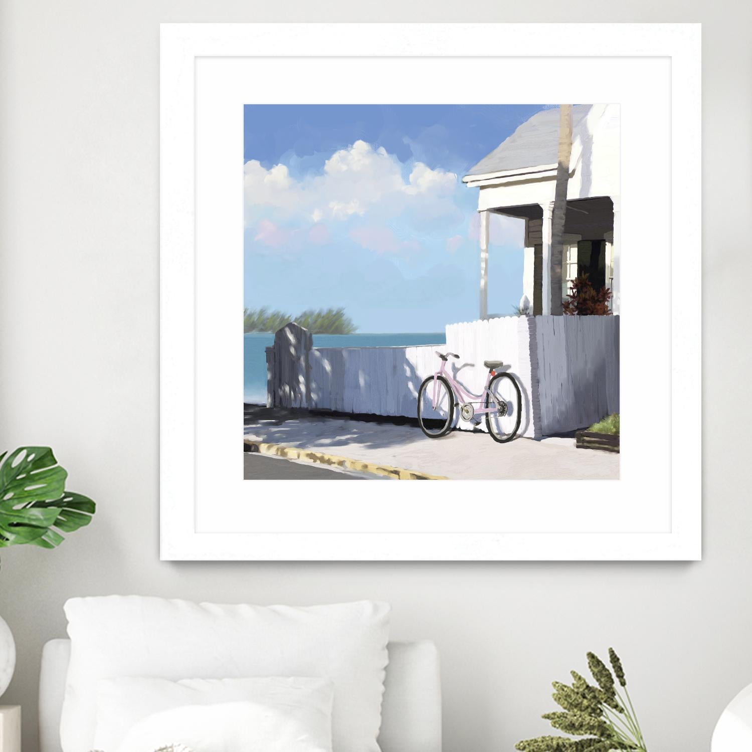 Key West Cabana II by Rick Novak on GIANT ART - white tropical