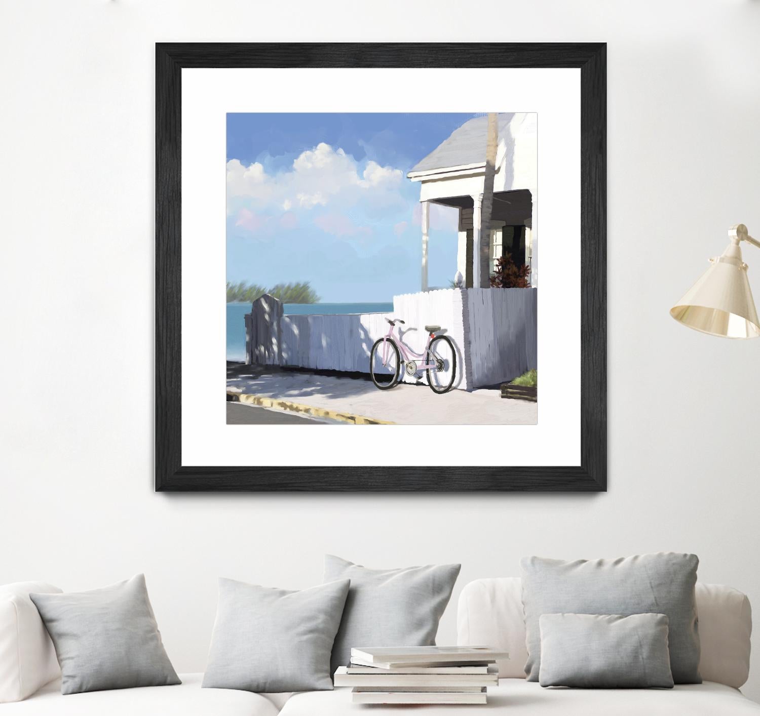 Key West Cabana II by Rick Novak on GIANT ART - white tropical