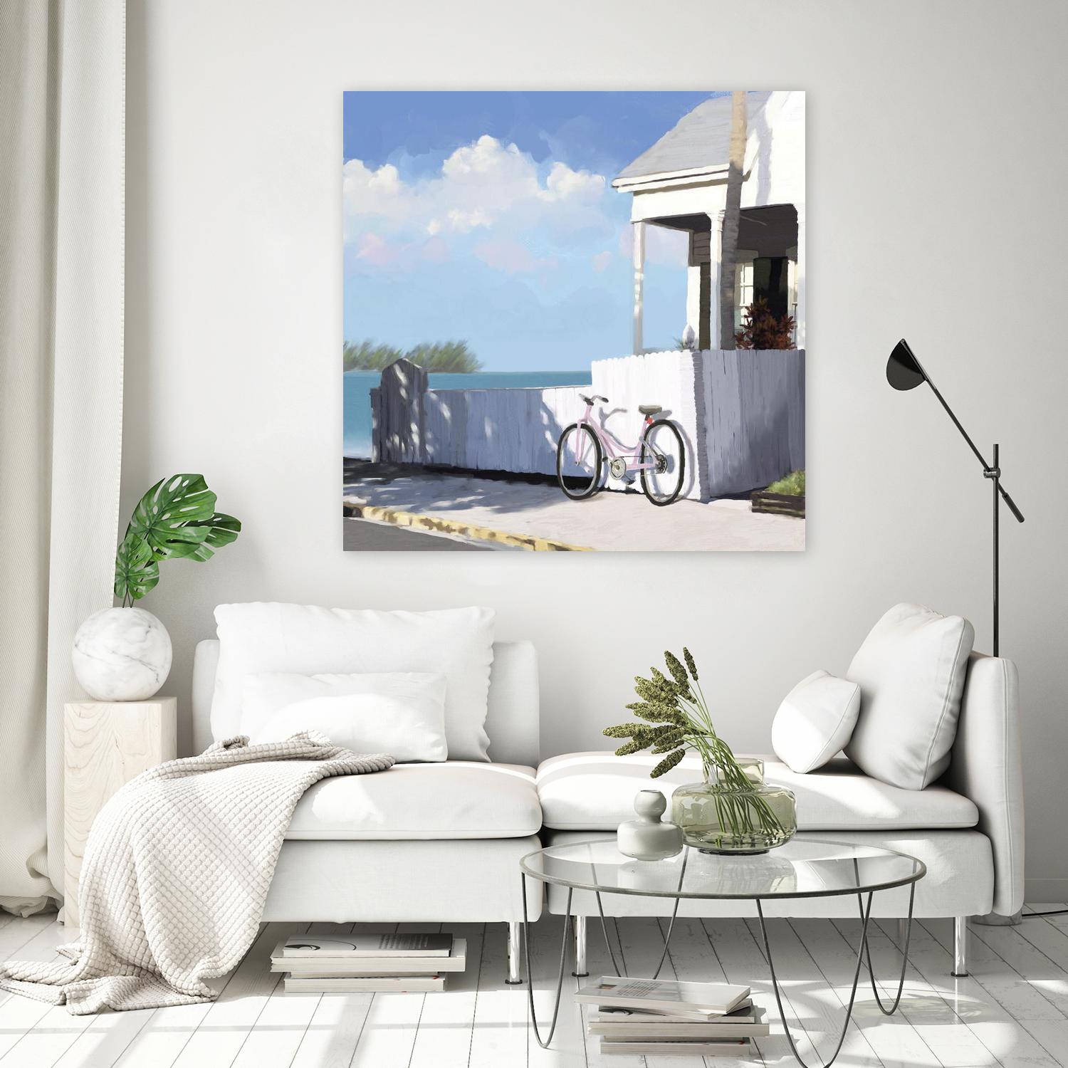 Key West Cabana II by Rick Novak on GIANT ART - white tropical