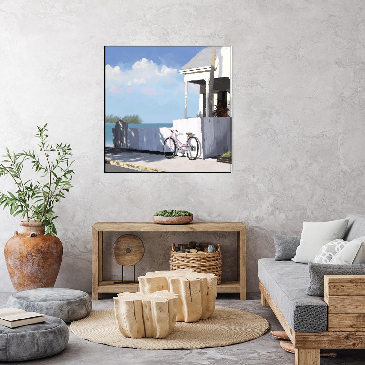 Key West Cabana II by Rick Novak on GIANT ART - white tropical