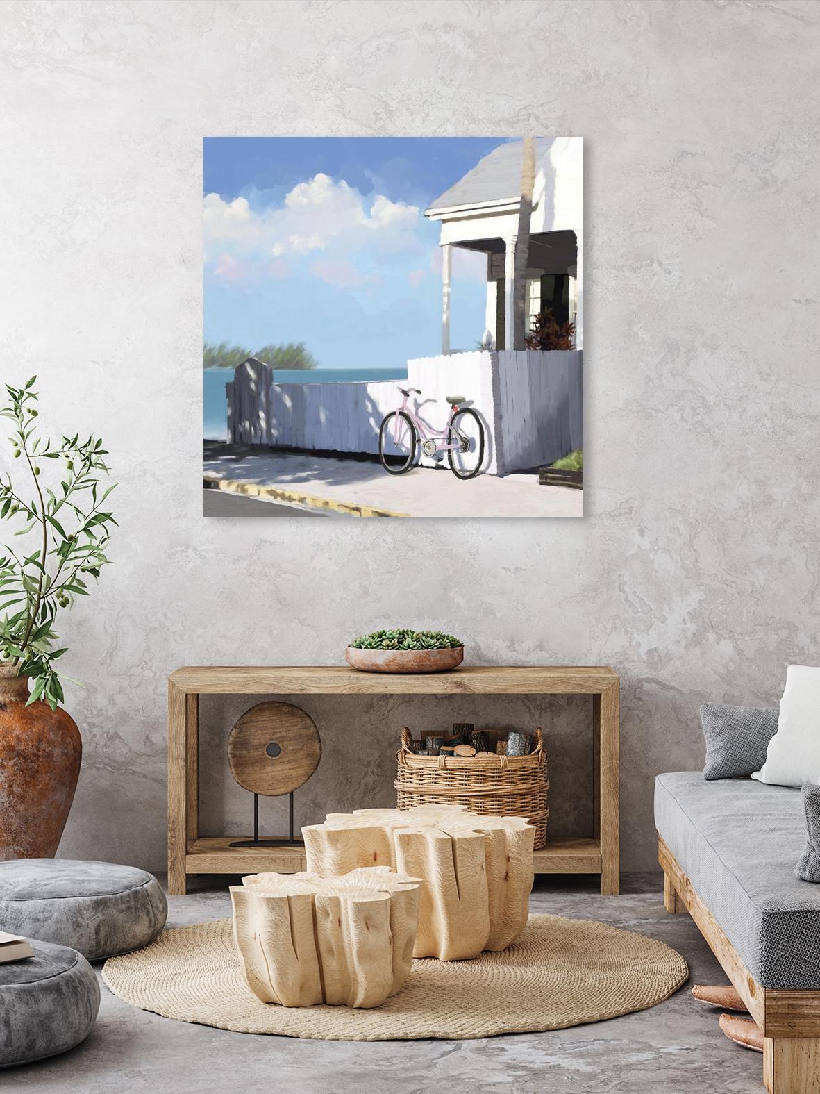 Key West Cabana II by Rick Novak on GIANT ART - white tropical