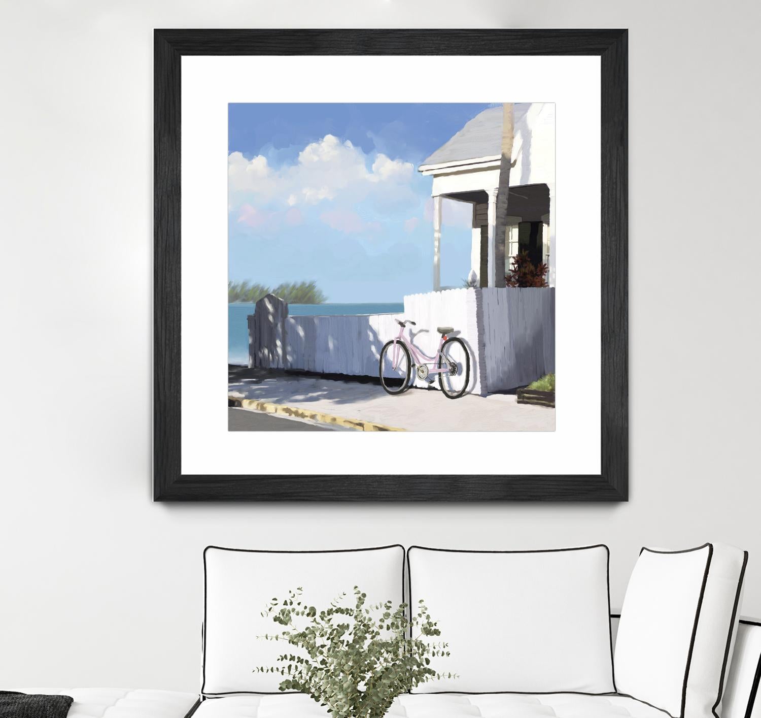 Key West Cabana II by Rick Novak on GIANT ART - white tropical